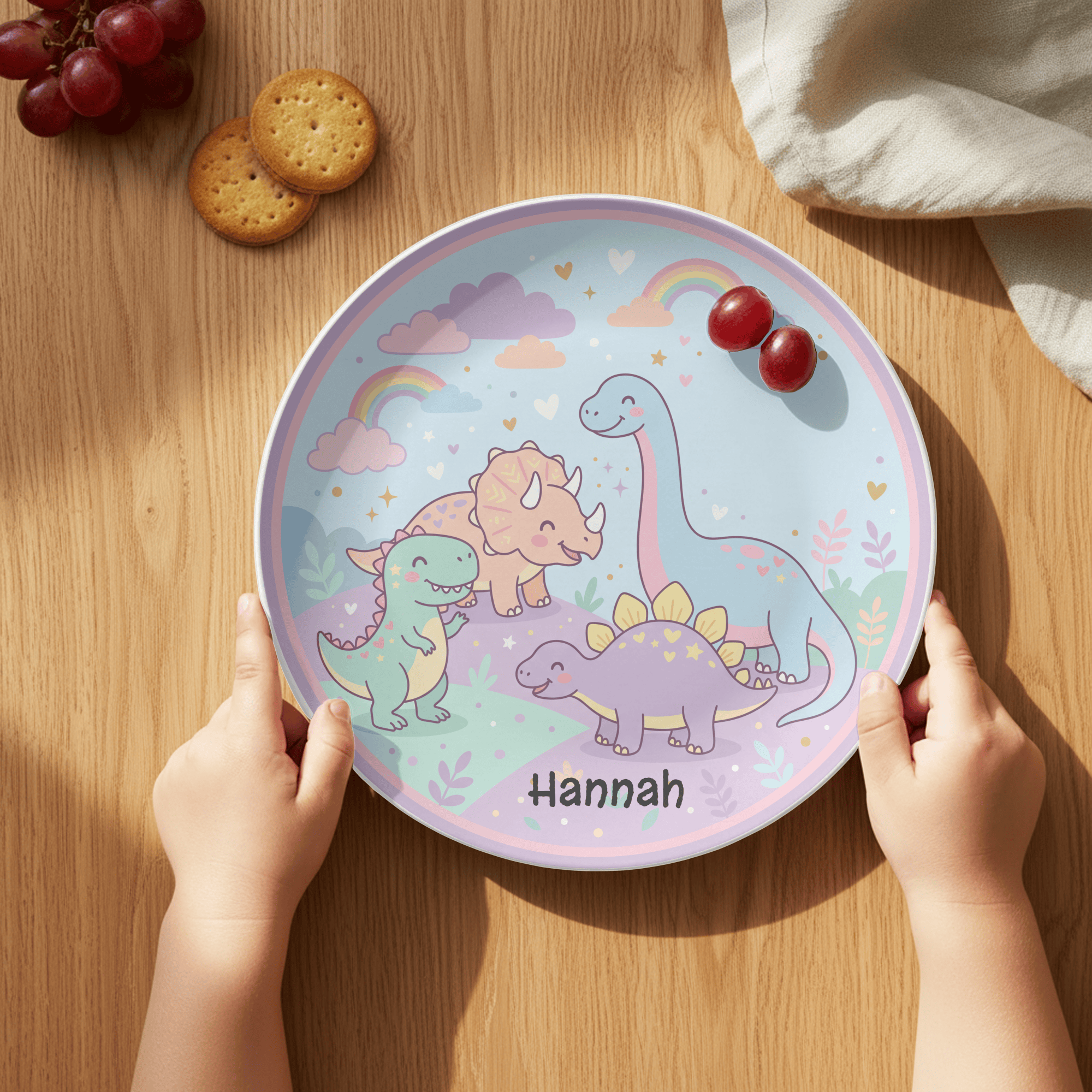 Dinosaur Fun Plate by Lil Plate Shop
