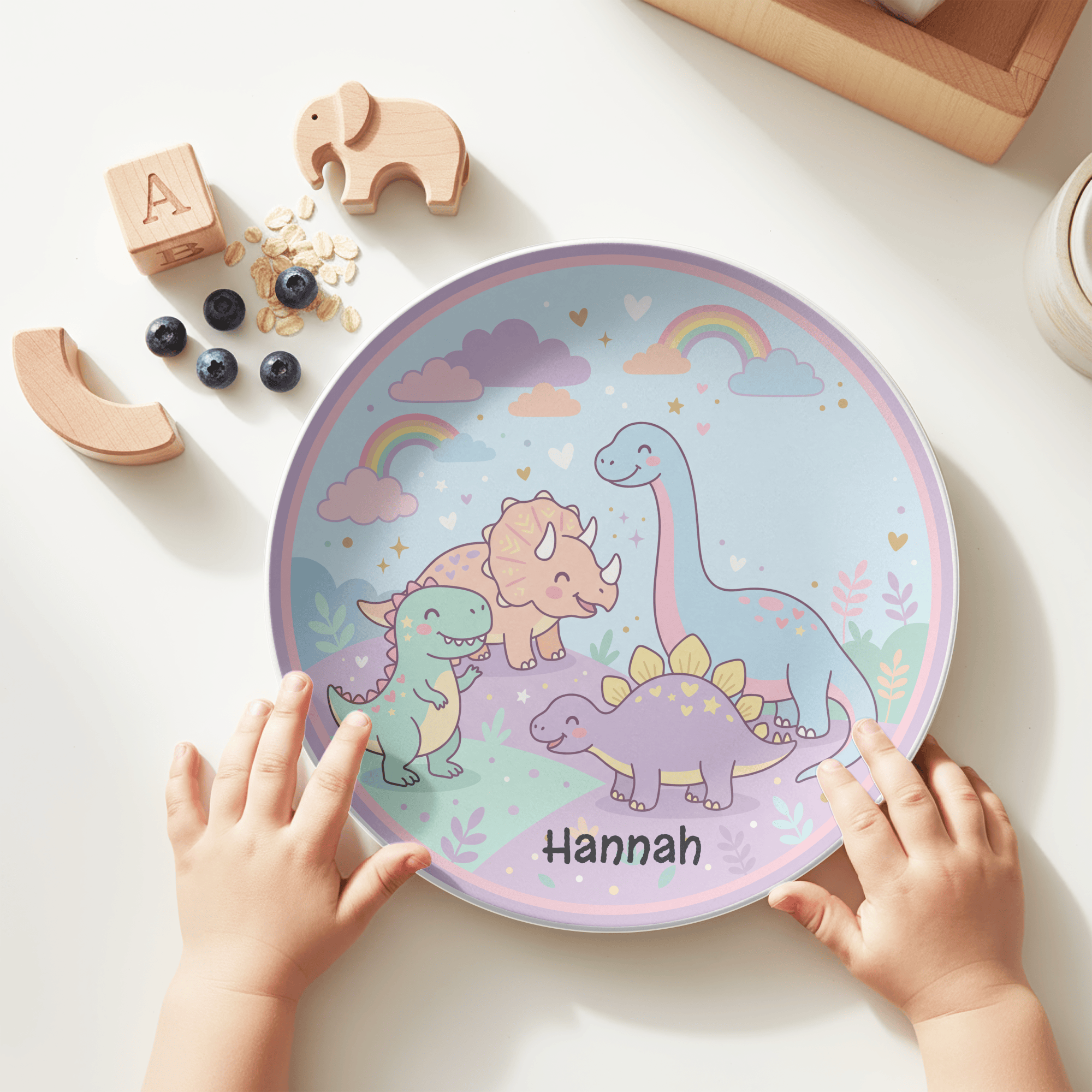 Dinosaur Fun Plate by Lil Plate Shop