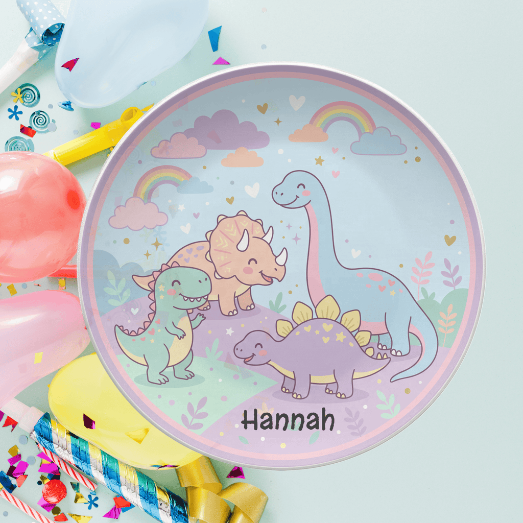 Dinosaur Fun Plate by Lil Plate Shop