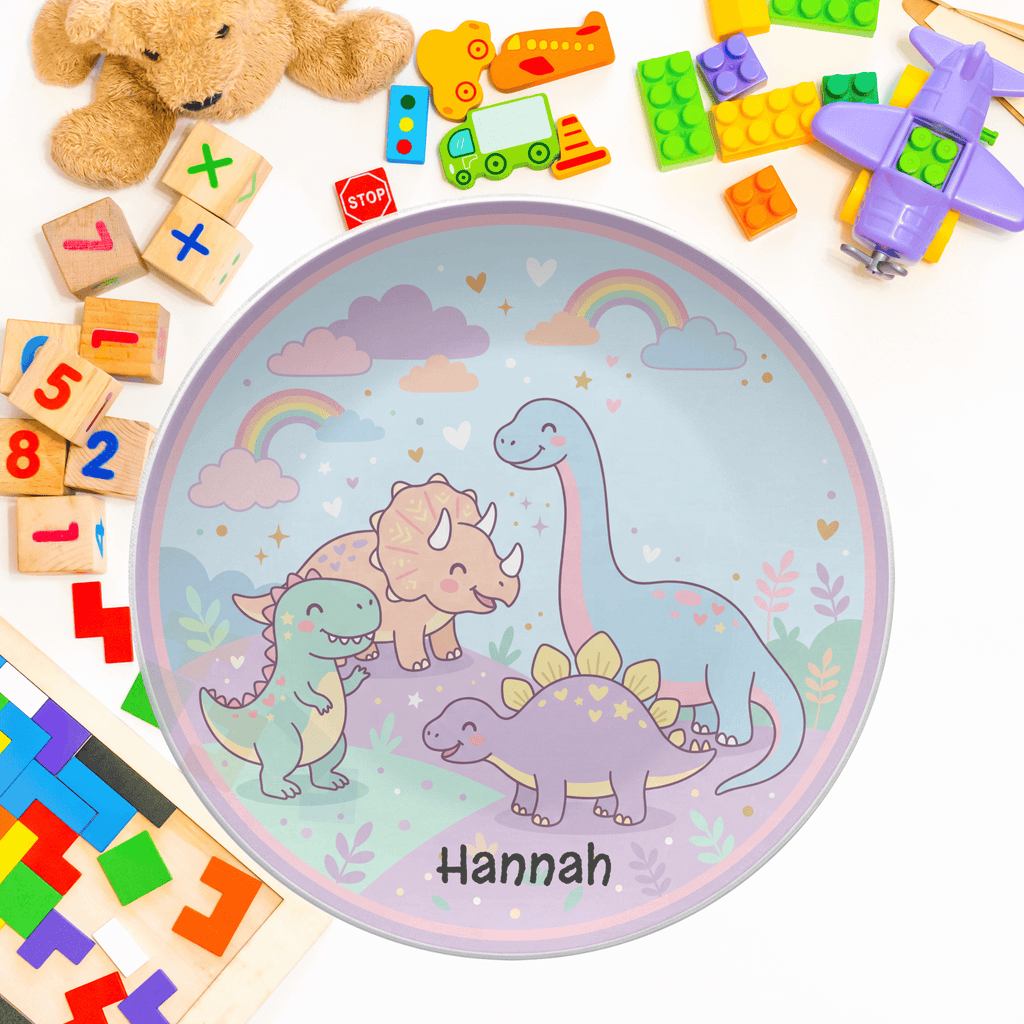 Dinosaur Fun Plate by Lil Plate Shop