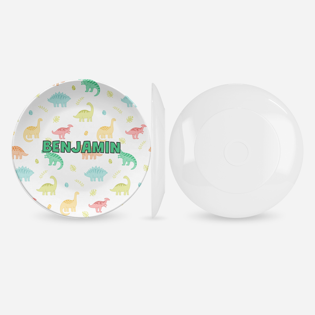 Dinosaur Name Plate by Lil Plate Shop