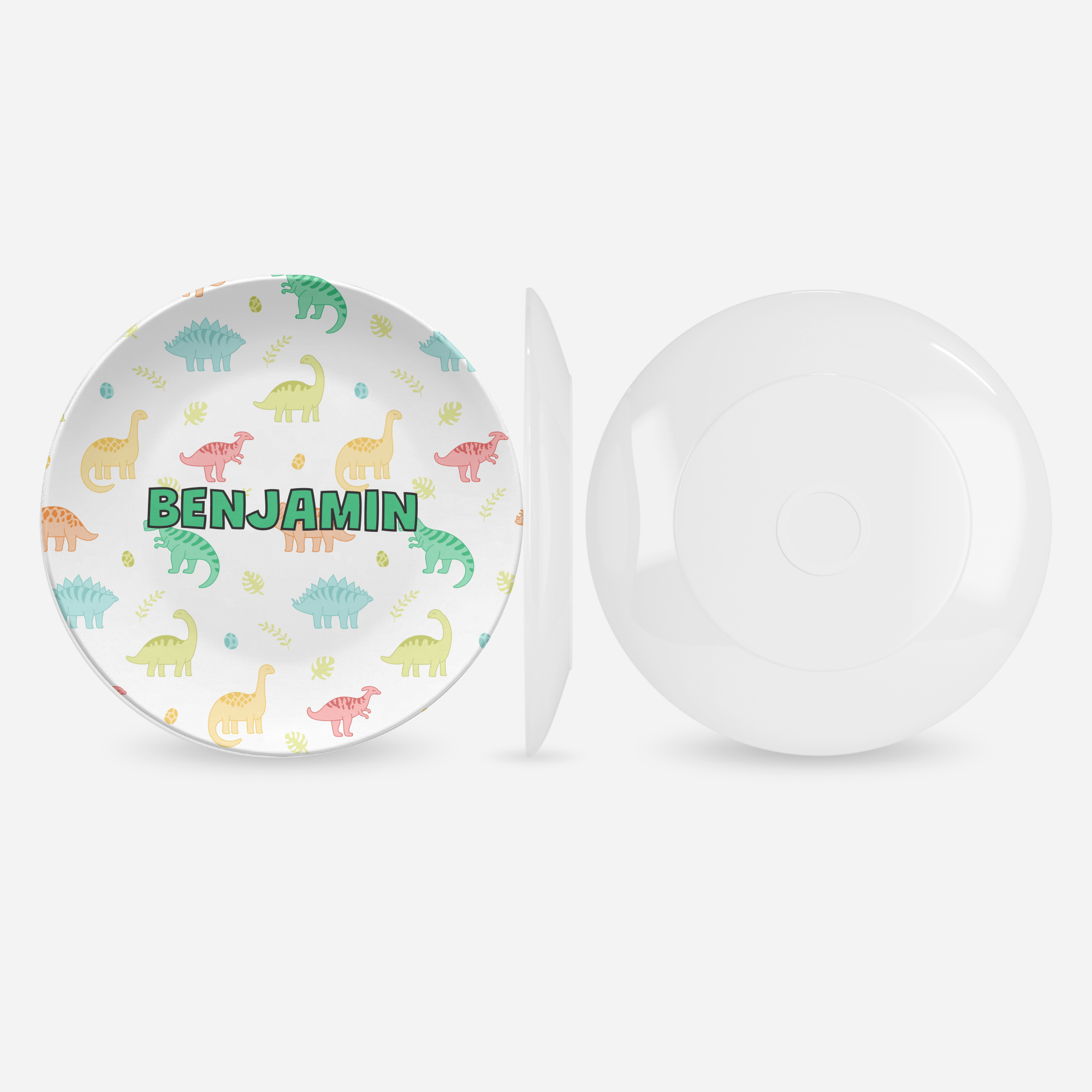 Dinosaur Name Plate by Lil Plate Shop