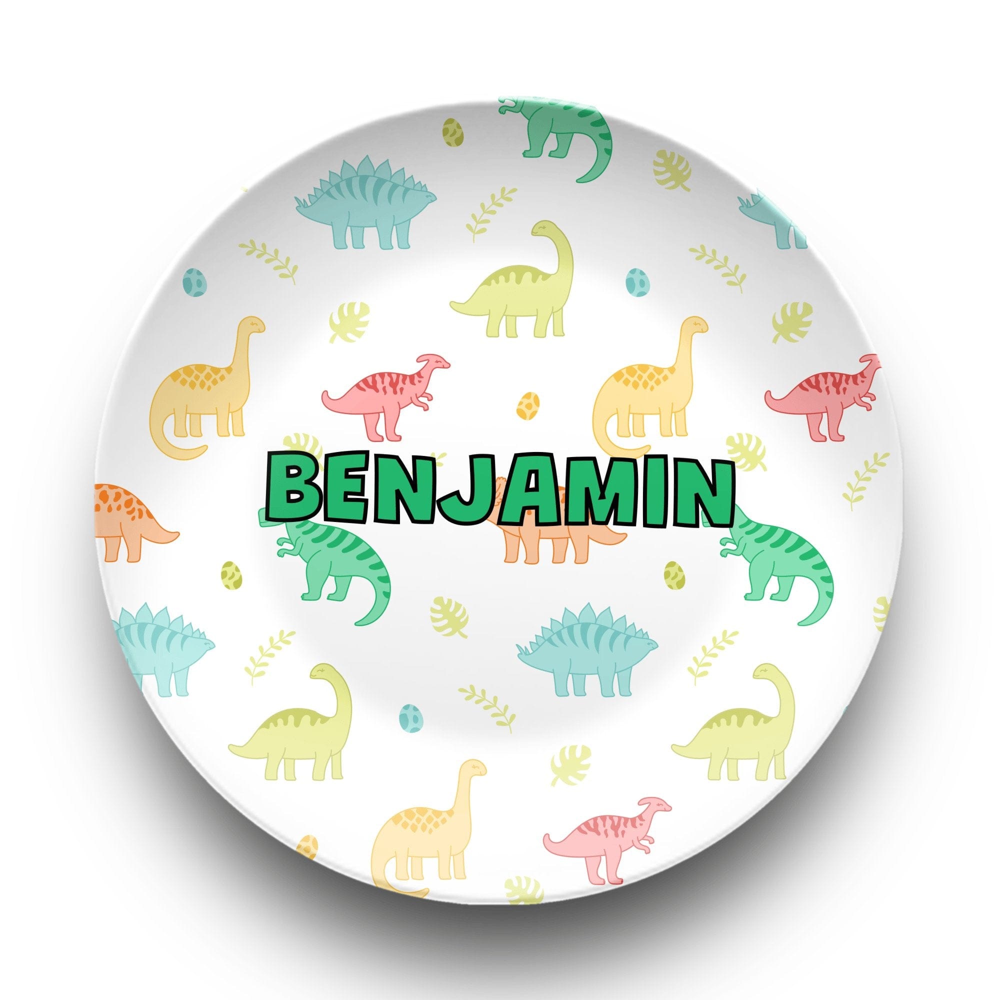 Dinosaur Name Plate by Lil Plate Shop