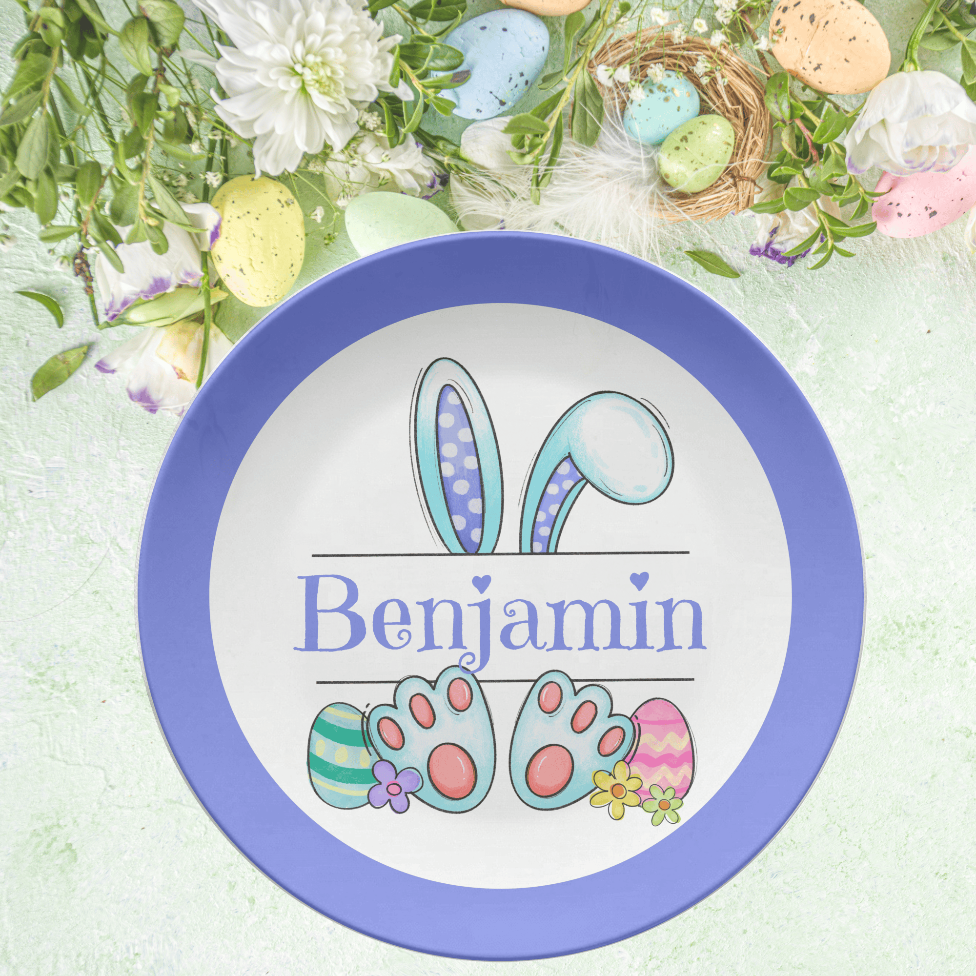 Easter Bunny Ear Plate by Lil Plate Shop