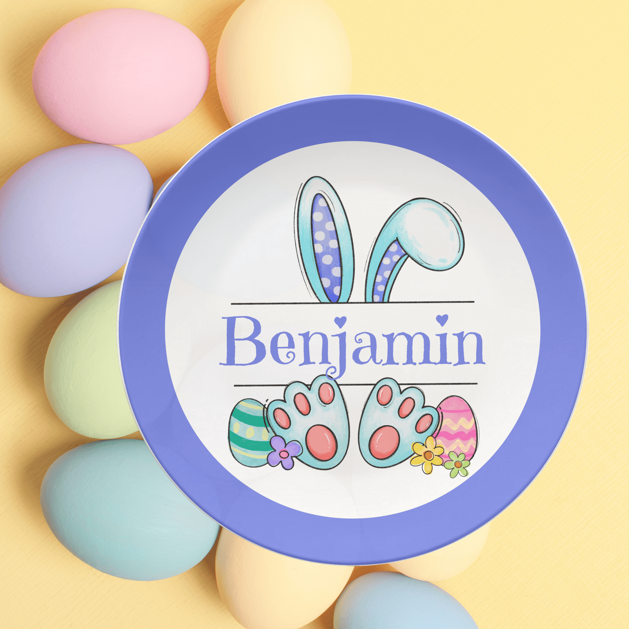 Easter Bunny Ear Plate by Lil Plate Shop