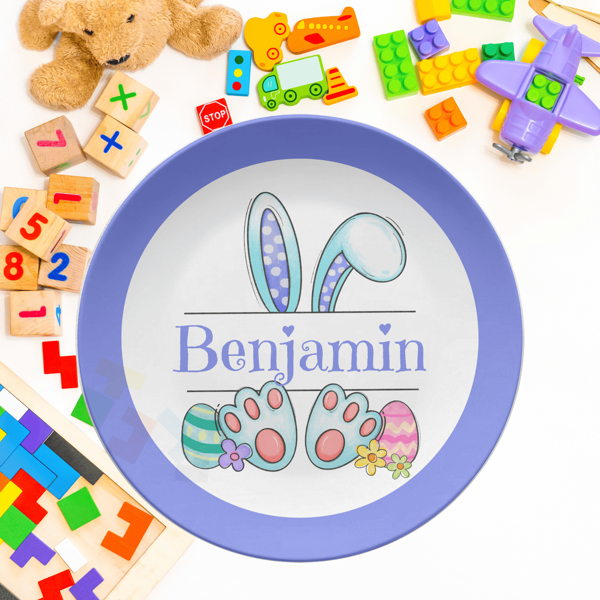 Easter Bunny Ear Plate by Lil Plate Shop