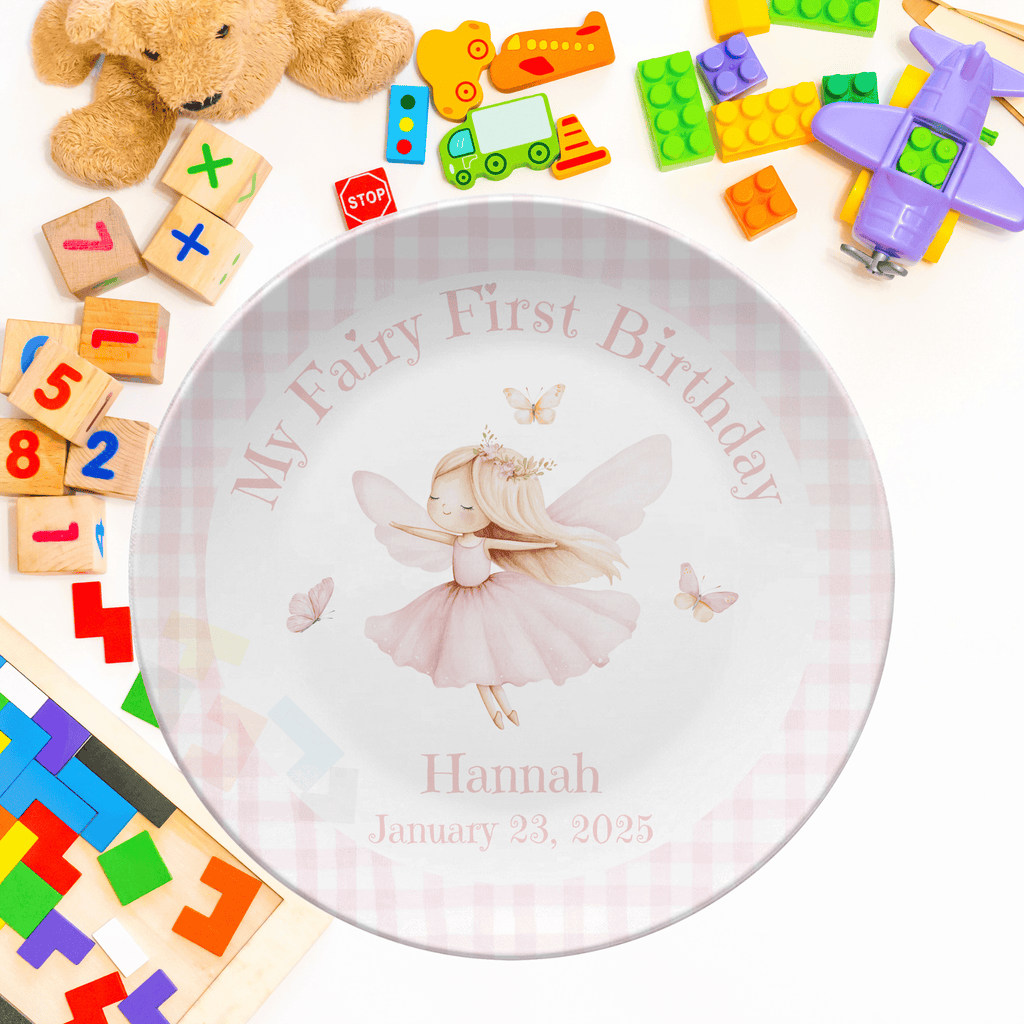 Fairy First Birthday Plate by Lil Plate Shop