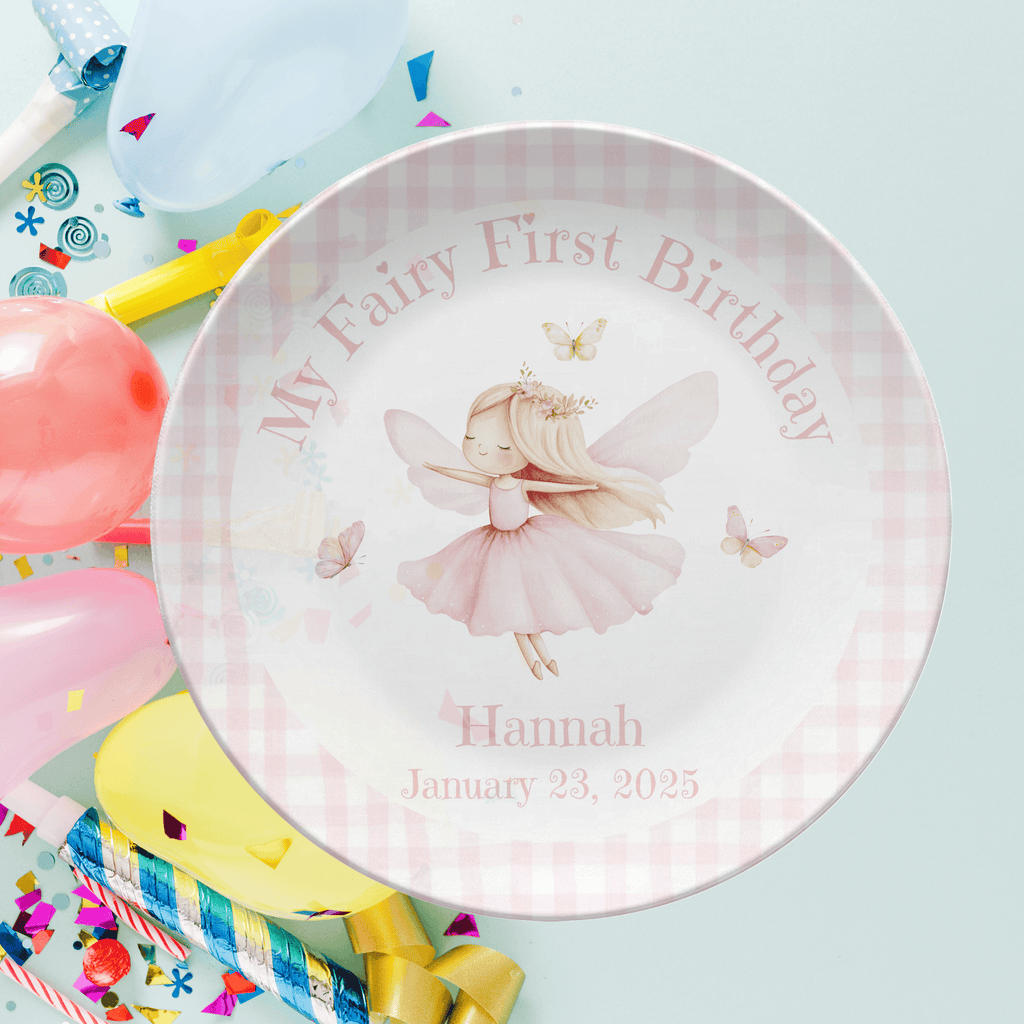 Fairy First Birthday Plate by Lil Plate Shop