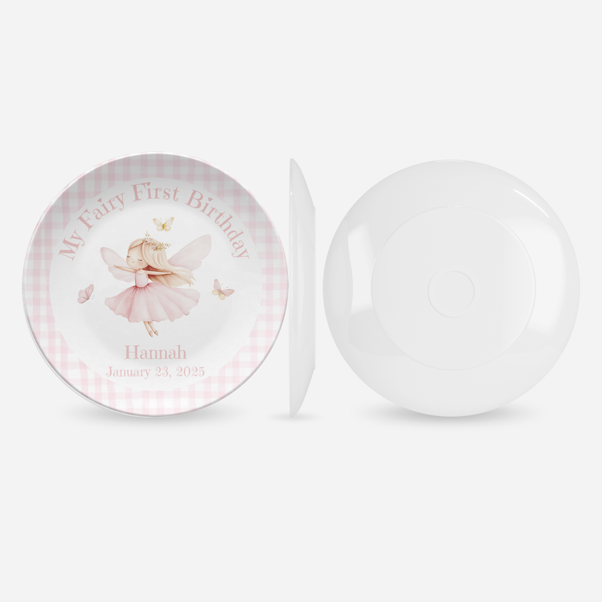 Fairy First Birthday Plate by Lil Plate Shop