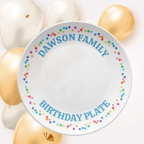 Family Birthday Celebration Plate by Lil Plate Shop