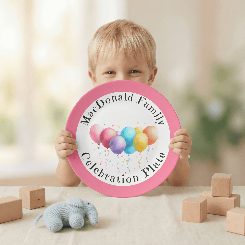 Family Celebration Plate by Lil Plate Shop