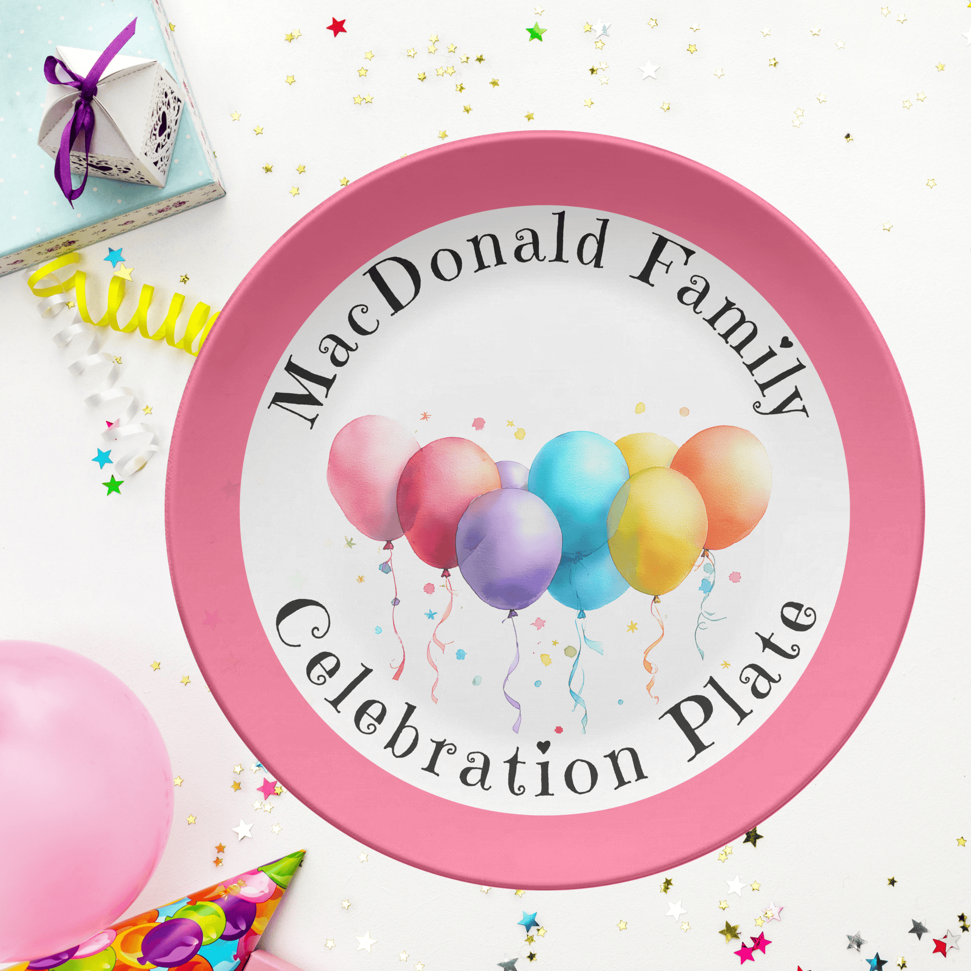 Family Celebration Plate by Lil Plate Shop