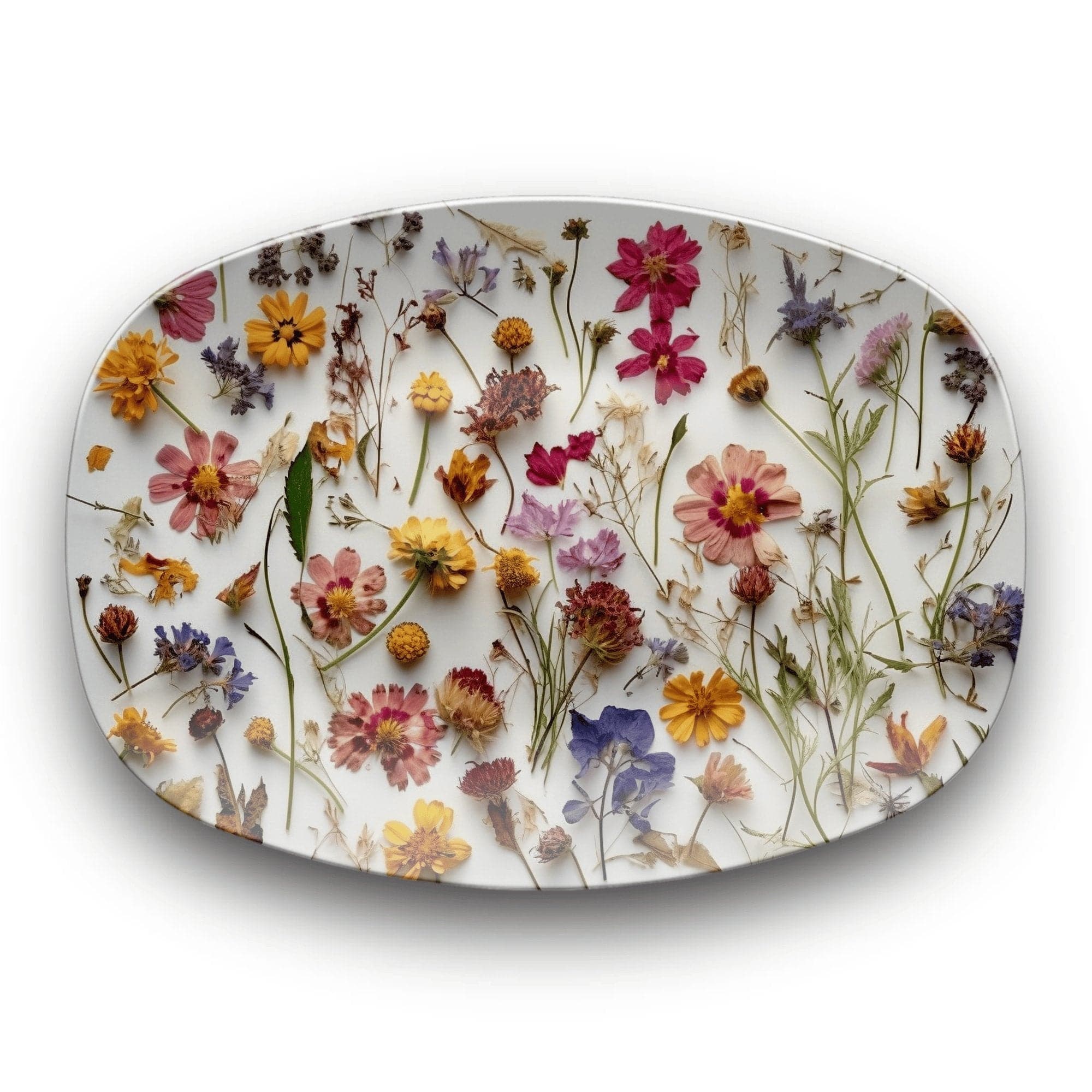 Faux Dried Flower Platter by Lil Plate Shop