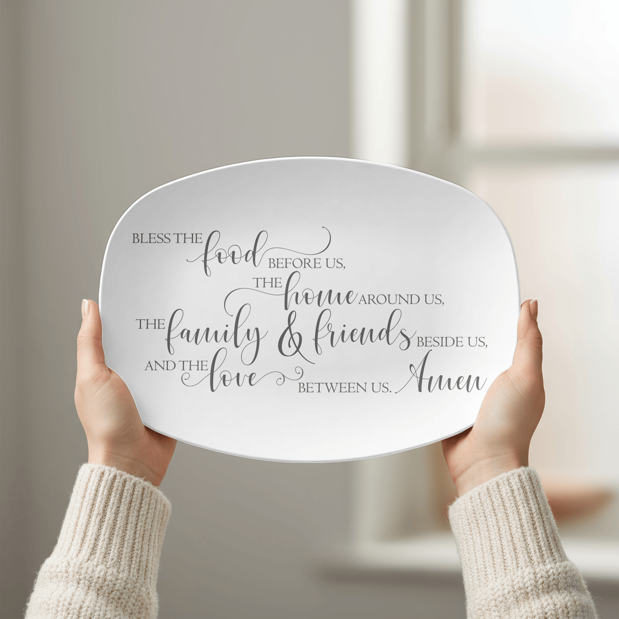 Food Before Non-Breakable Platter by Lil Plate Shop