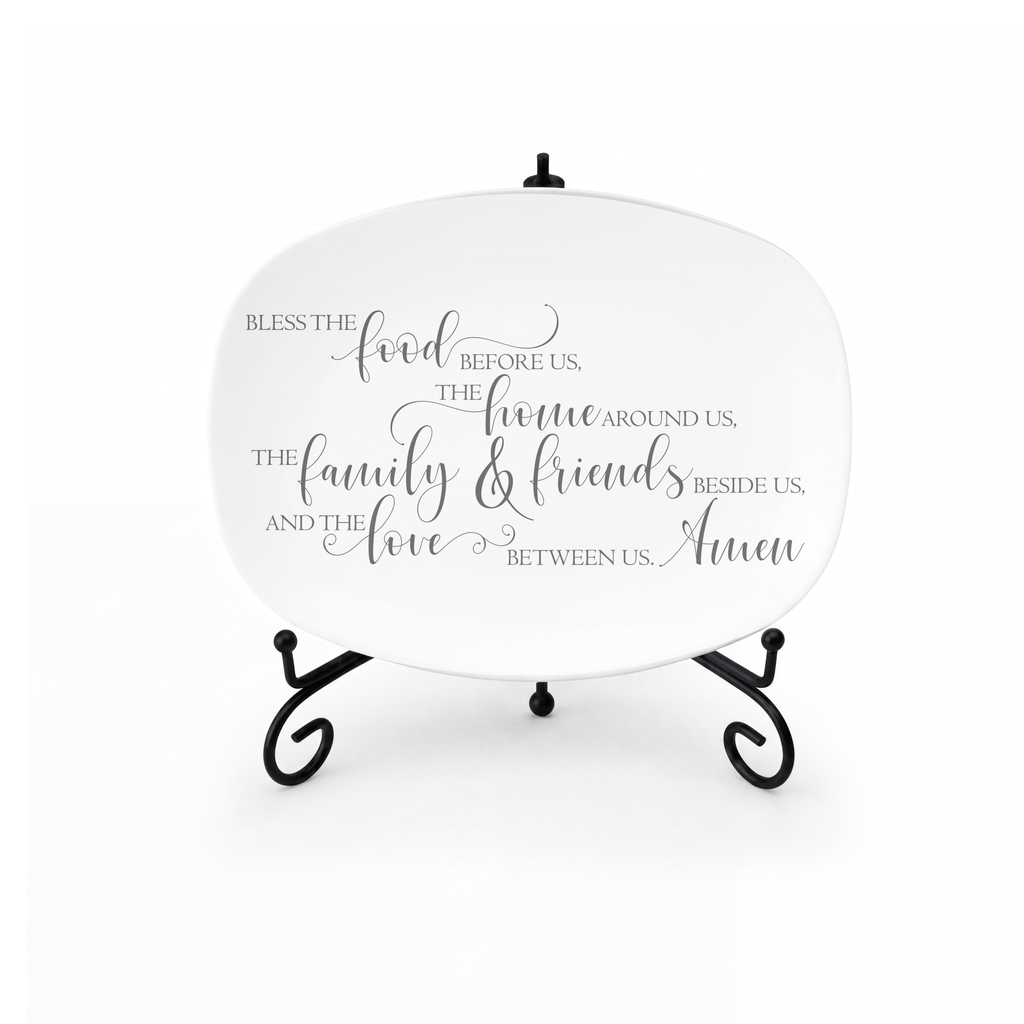 Food Before Non-Breakable Platter Platter + Stand + Gift Box by Lil Plate Shop