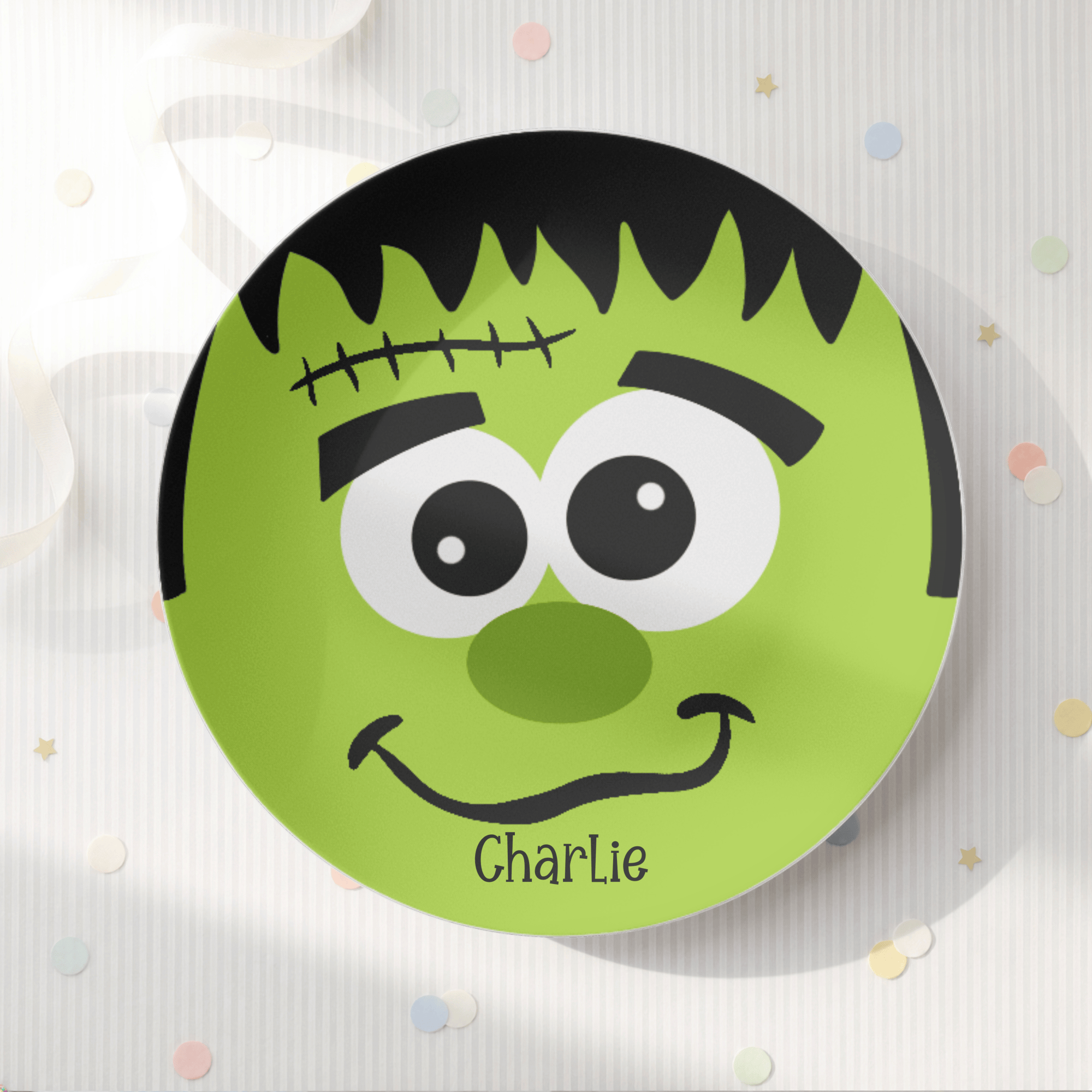 Frankenstein Face Plate by Lil Plate Shop