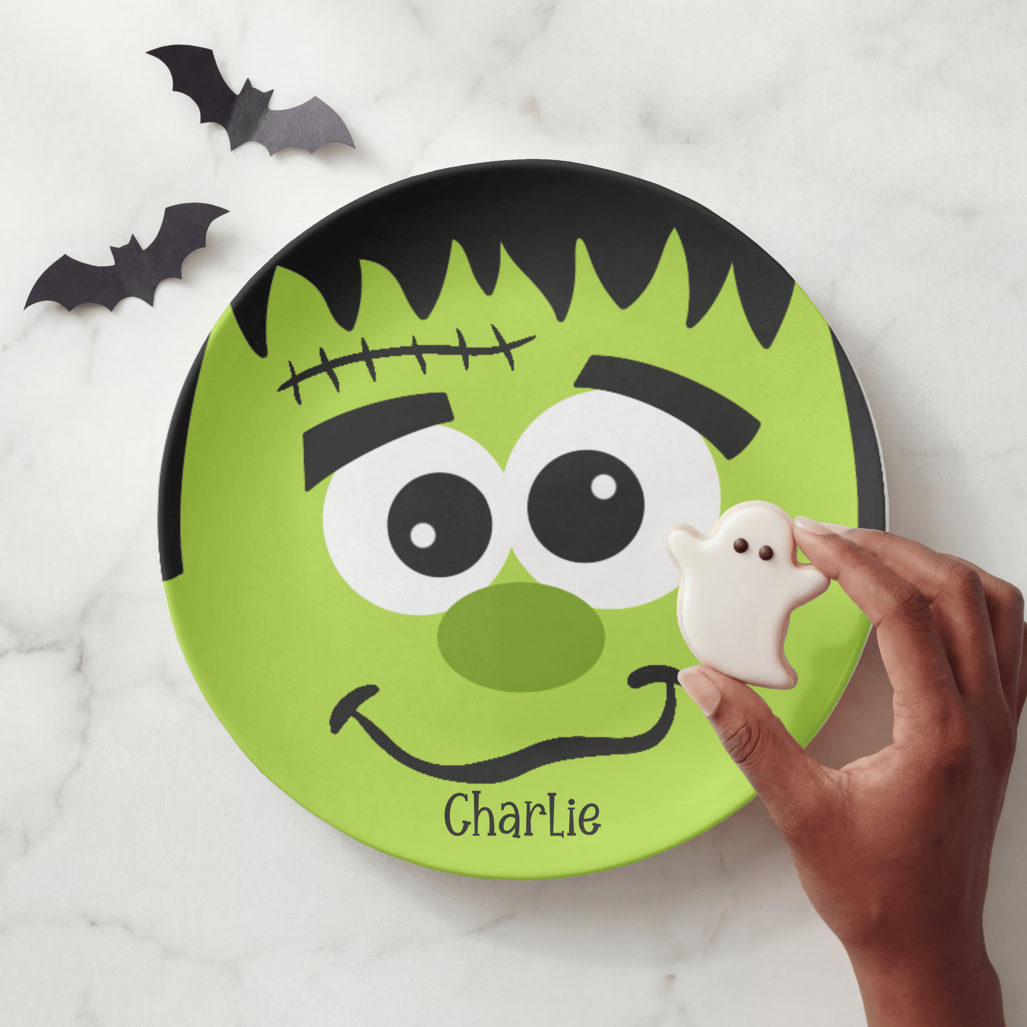 Frankenstein Face Plate by Lil Plate Shop