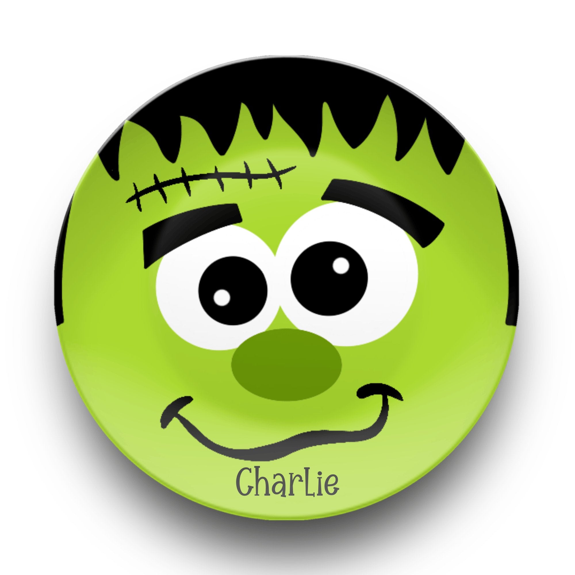 Frankenstein Face Plate Plate by Lil Plate Shop