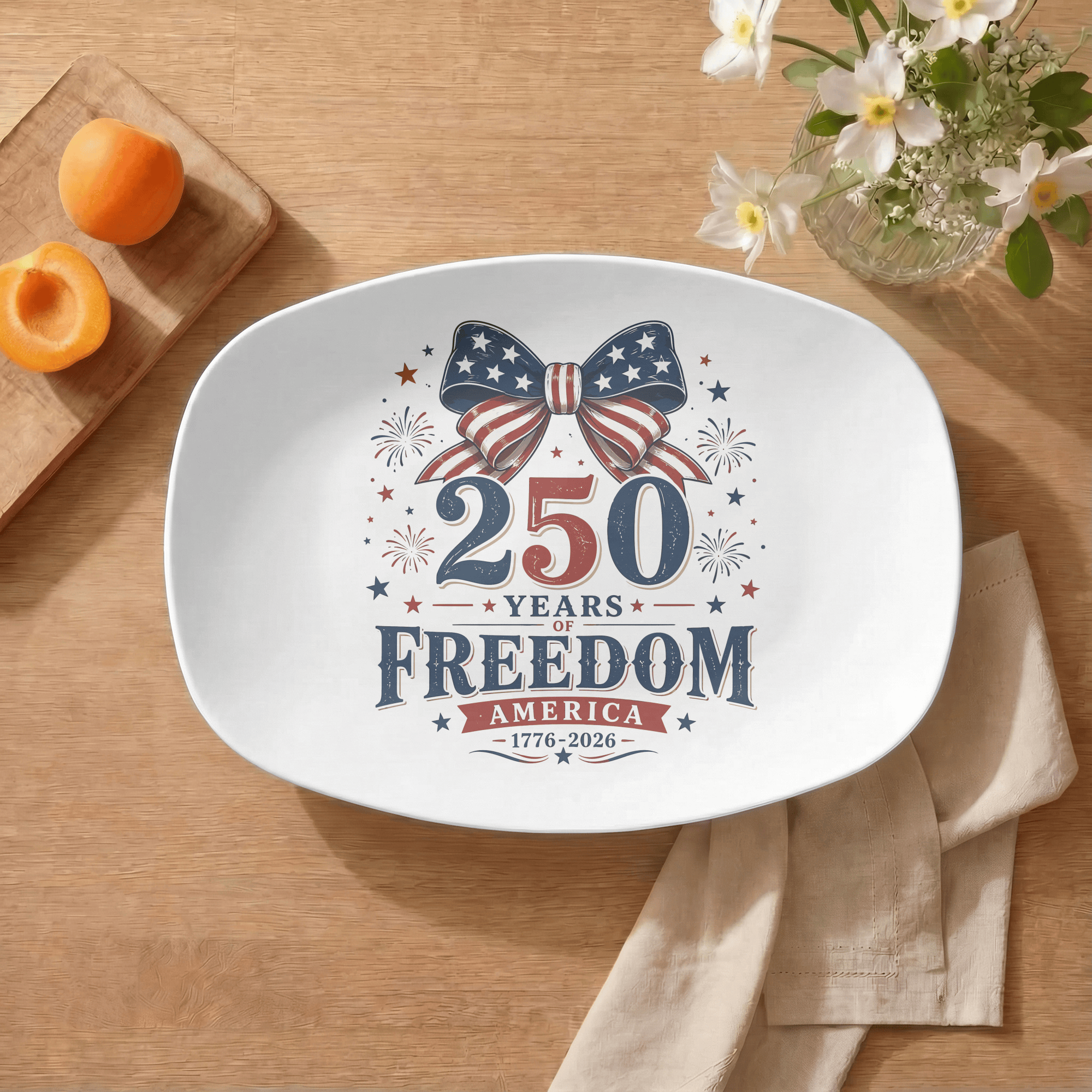 Freedom America Spirit Platter by Lil Plate Shop