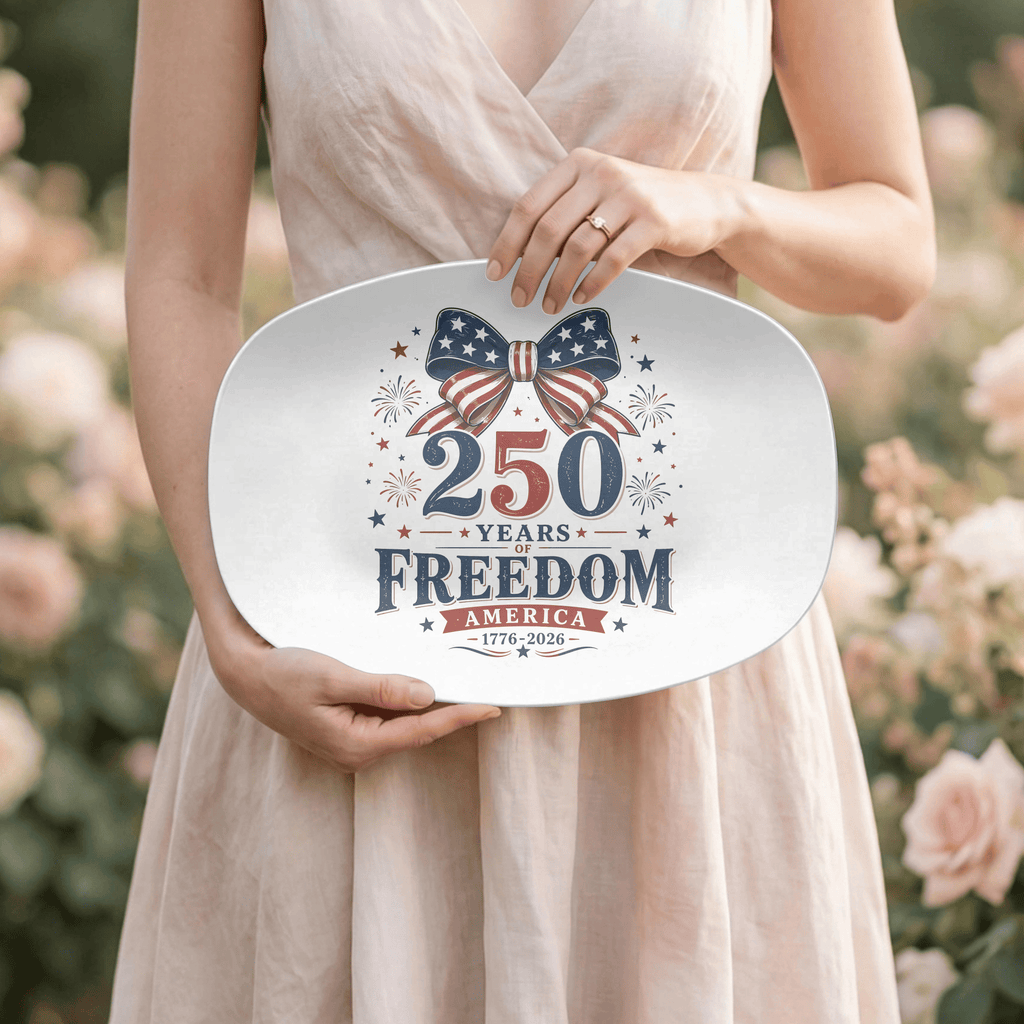 Freedom America Spirit Platter by Lil Plate Shop