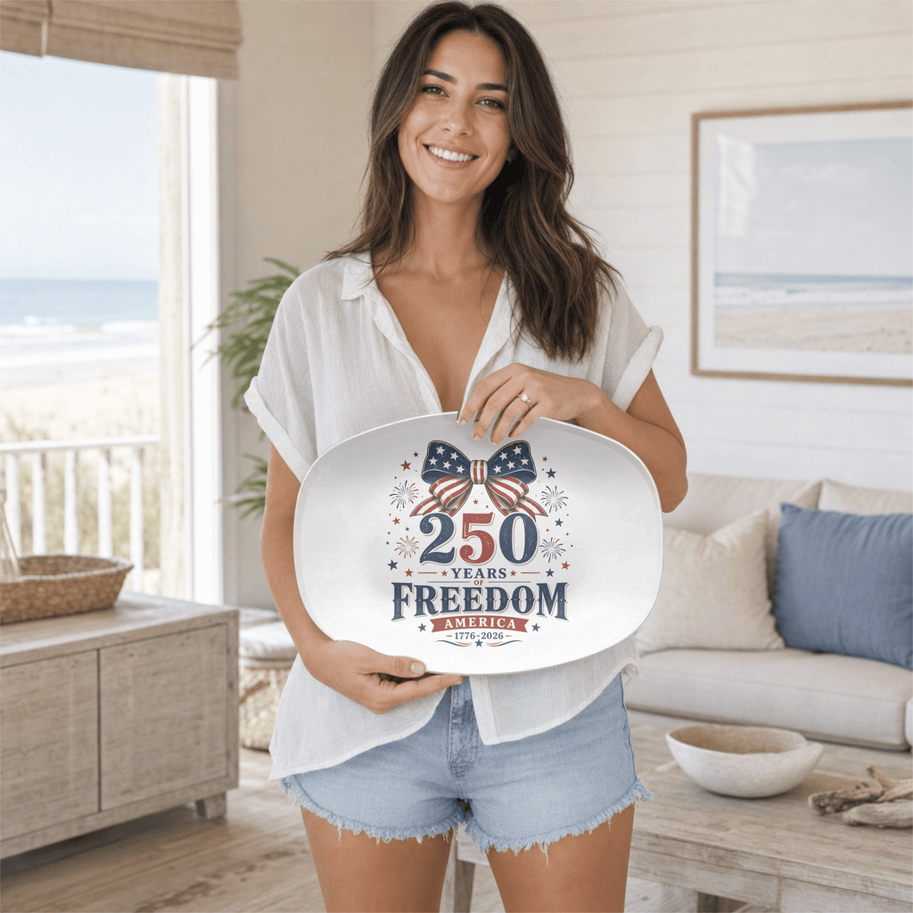 Freedom America Spirit Platter by Lil Plate Shop