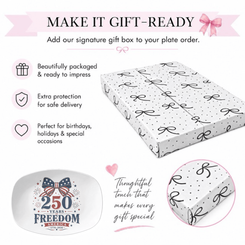 Freedom America Spirit Platter by Lil Plate Shop