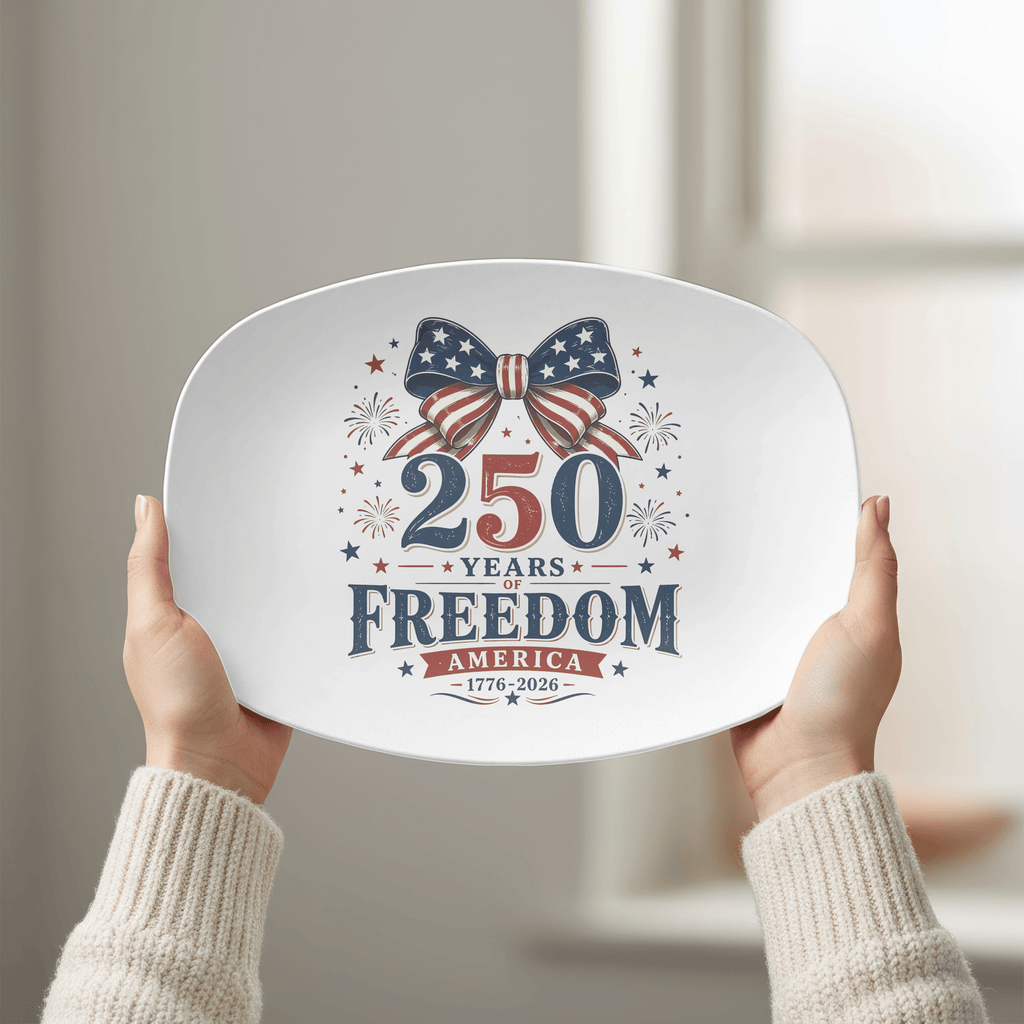 Freedom America Spirit Platter by Lil Plate Shop