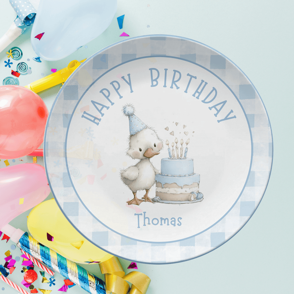 Goose Birthday Cake Plate by Lil Plate Shop