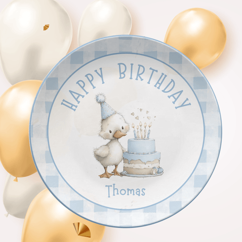 Goose Birthday Cake Plate by Lil Plate Shop