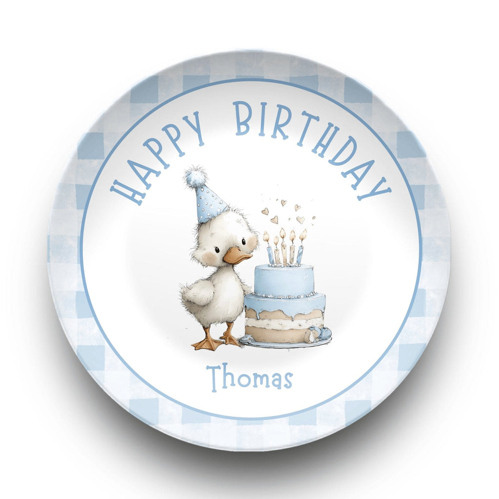 Goose Birthday Cake Plate by Lil Plate Shop
