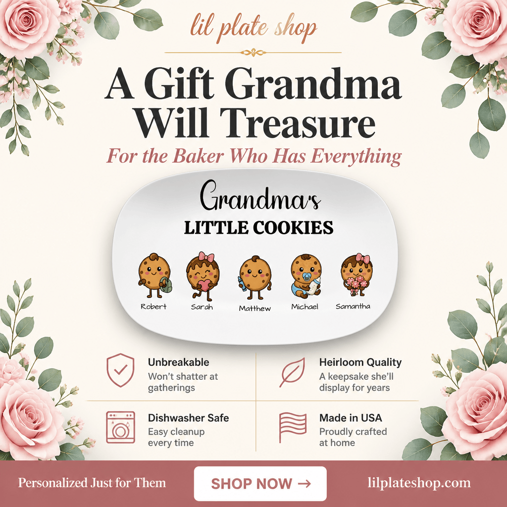 Grandmother's Cookie Platter by Lil Plate Shop