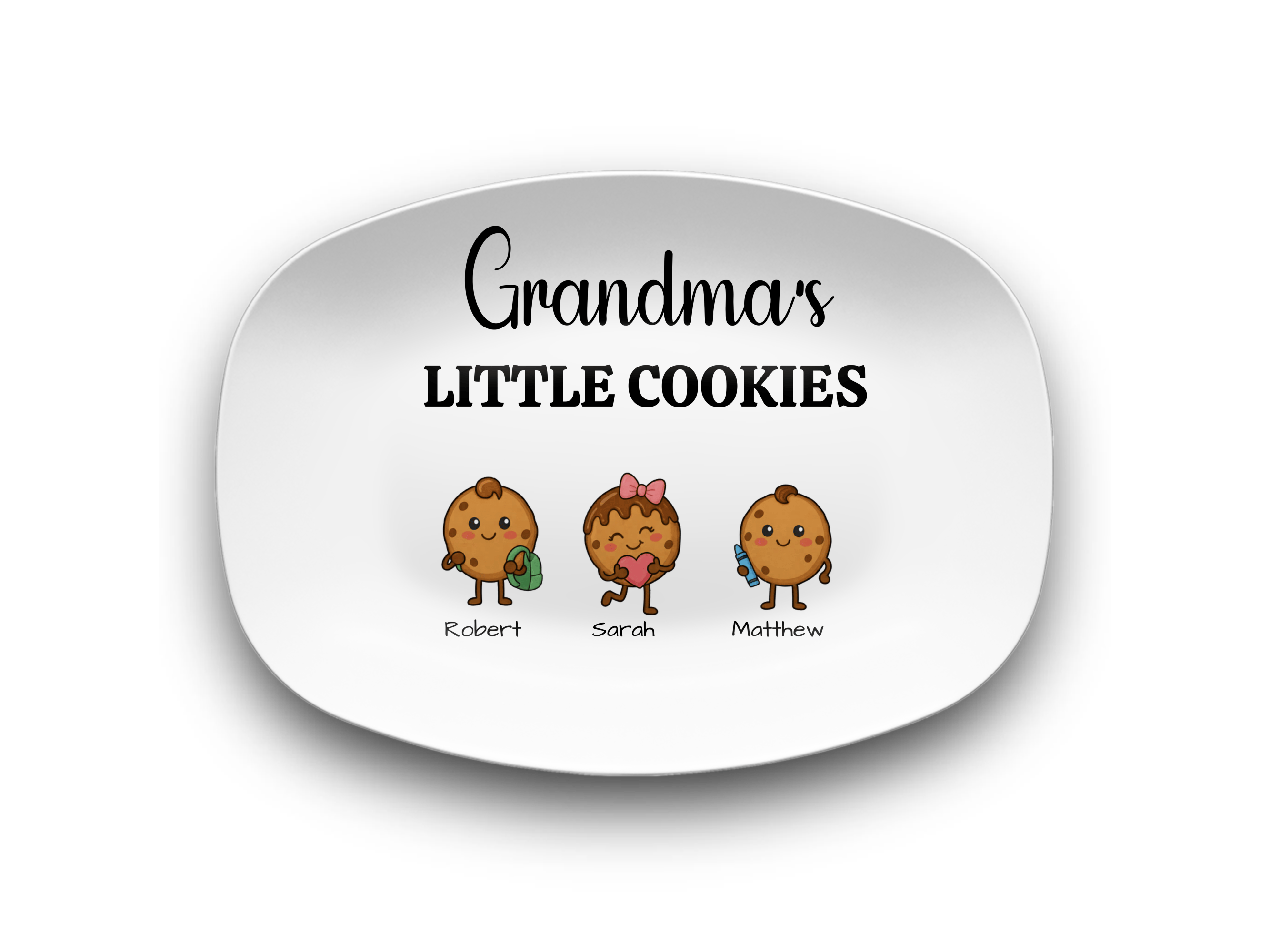 Grandmother's Cookie Platter Platter / 3 by Lil Plate Shop