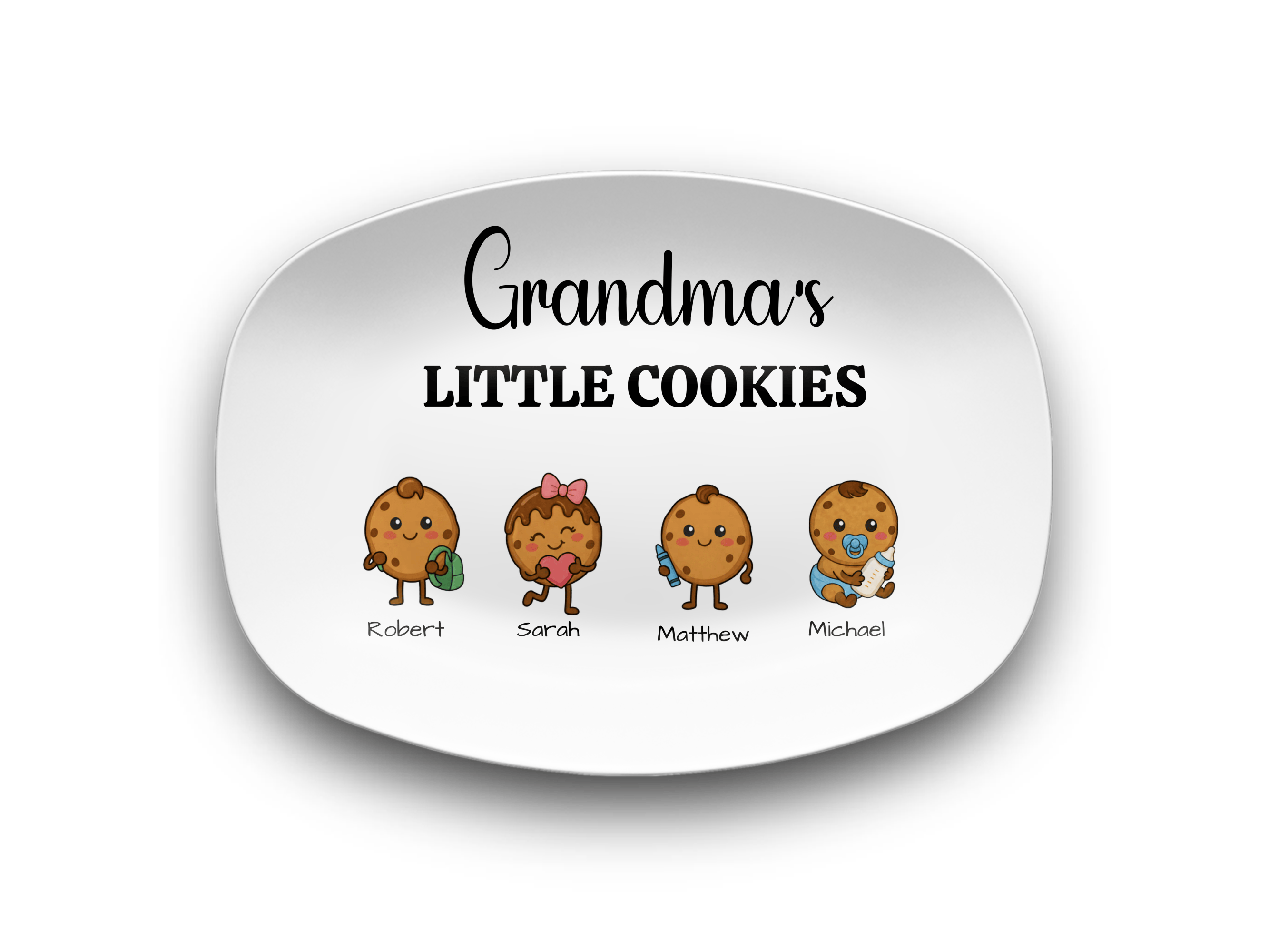 Grandmother's Cookie Platter Platter / 4 by Lil Plate Shop