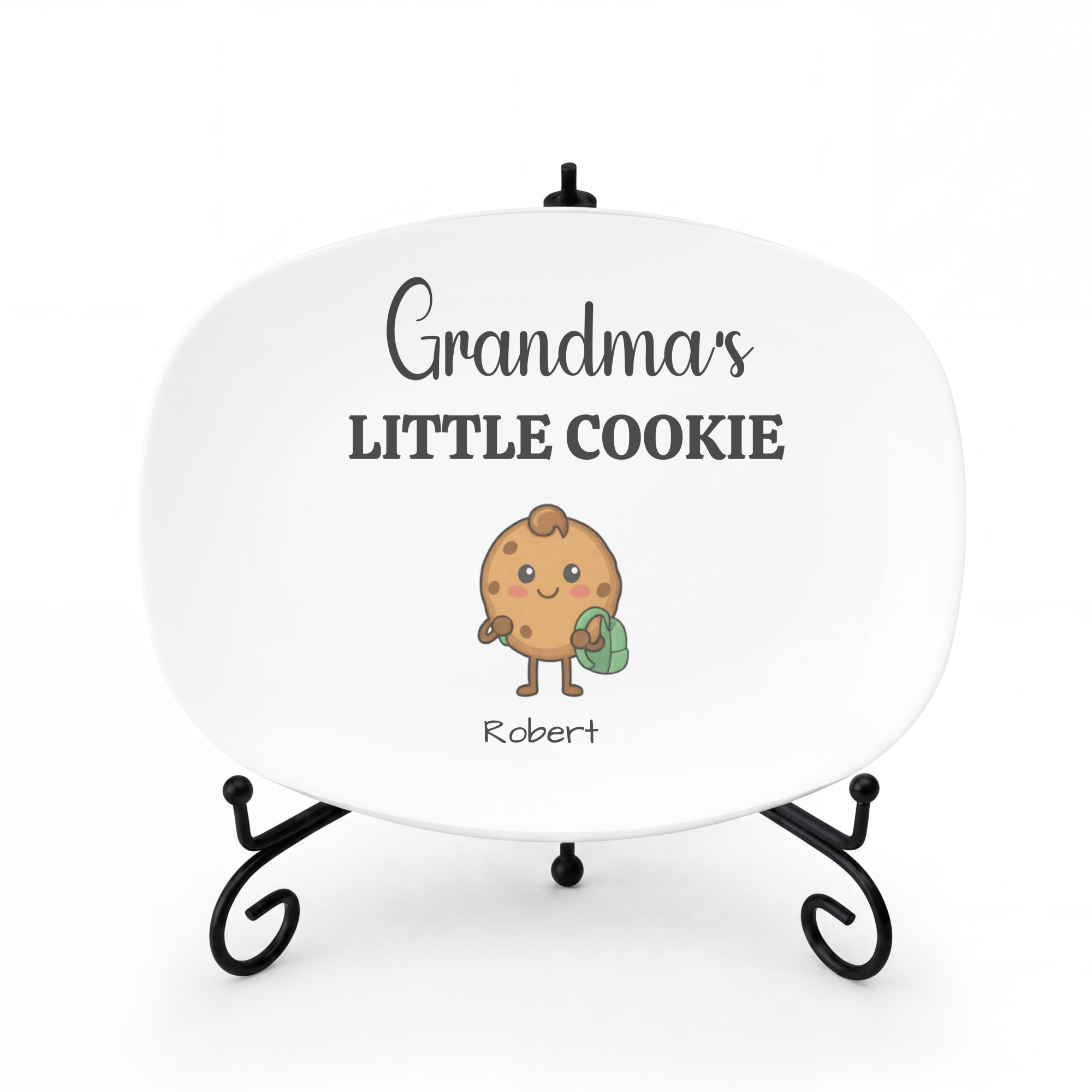 Grandmother's Cookie Platter Platter + Stand + Gift Box / 5 by Lil Plate Shop