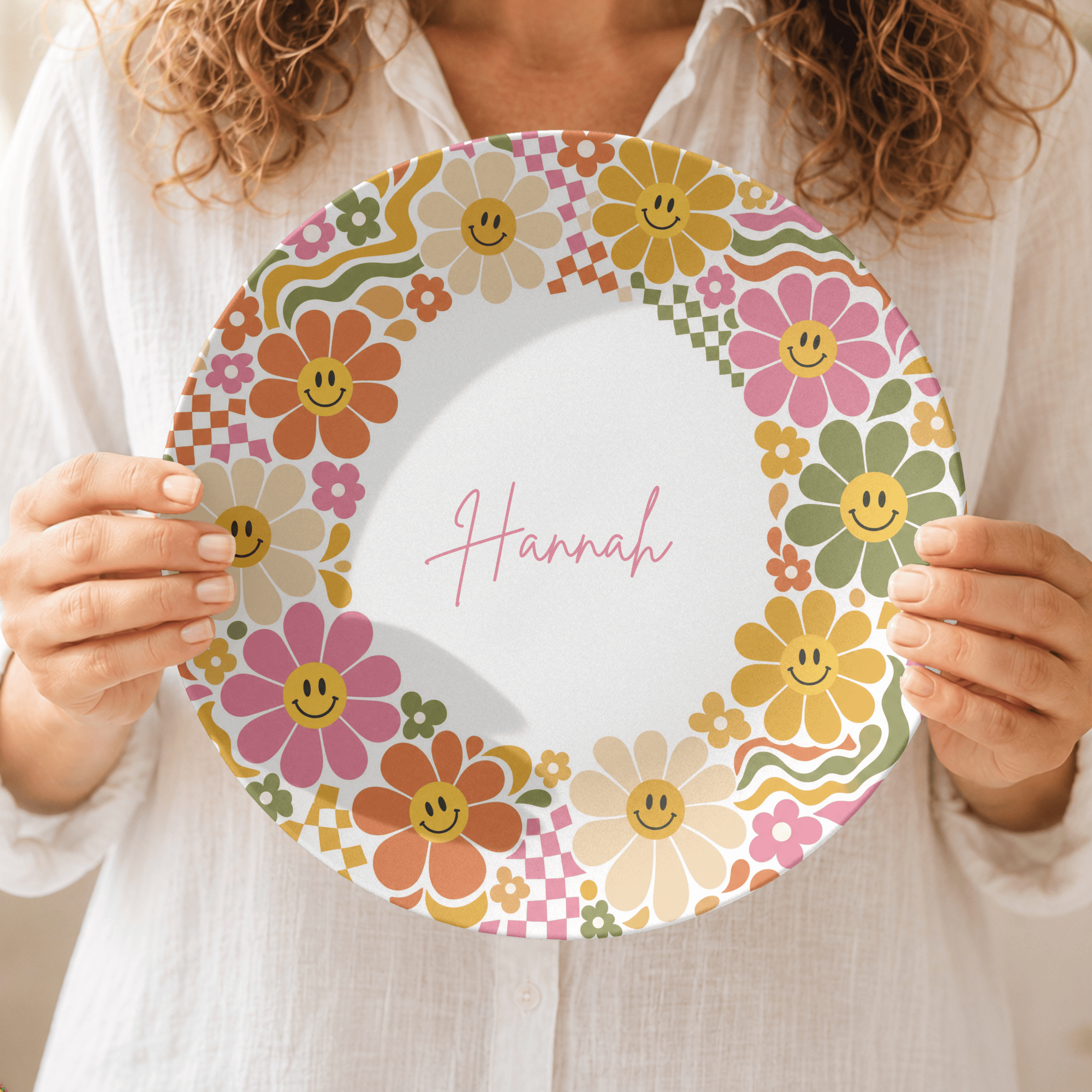 Groovy Daisy Plate by Lil Plate Shop