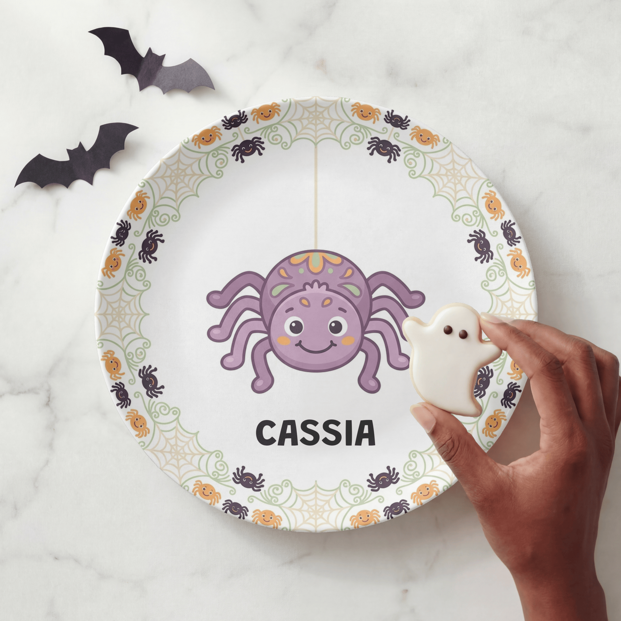 Halloween Friendly Spider Plate by Lil Plate Shop