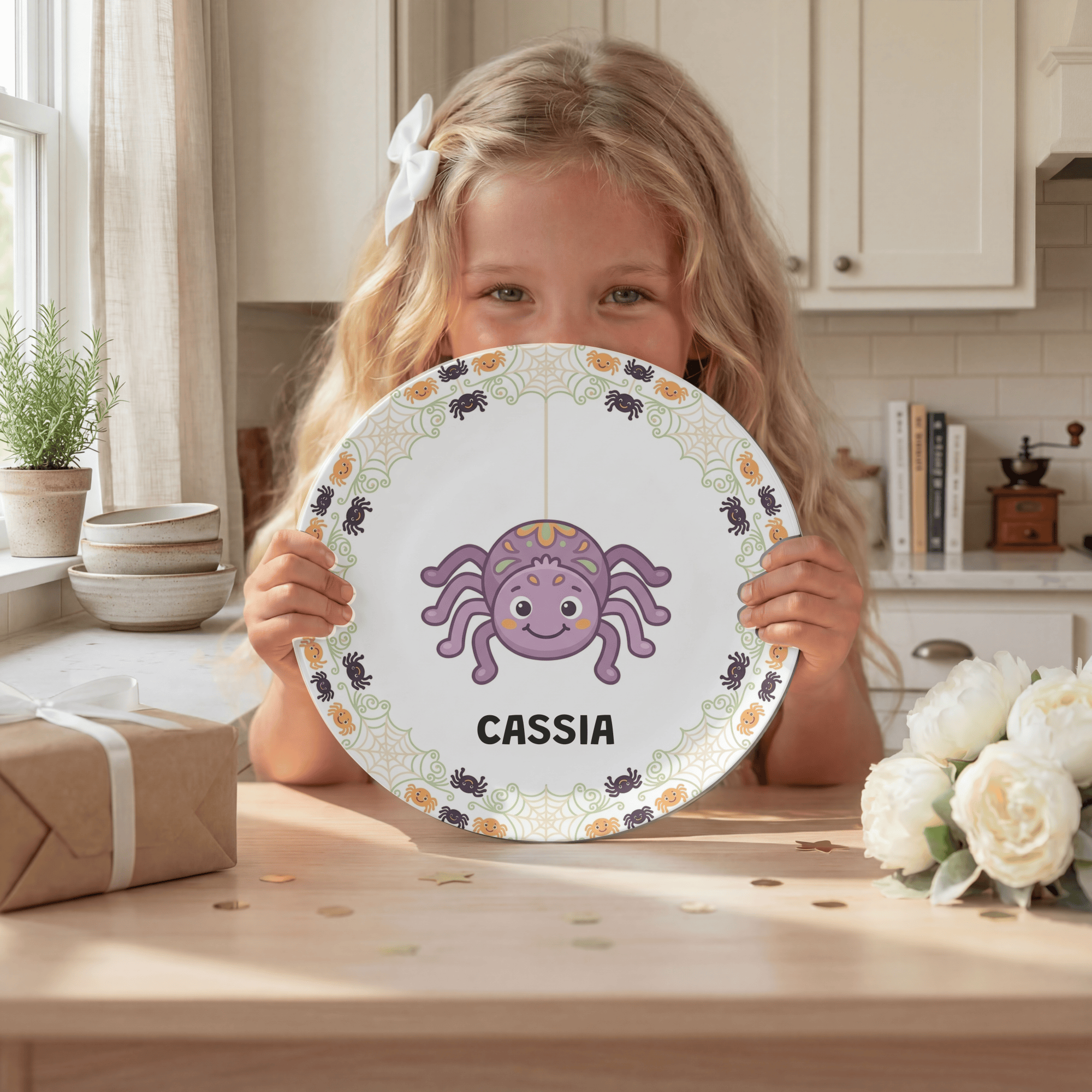 Halloween Friendly Spider Plate by Lil Plate Shop