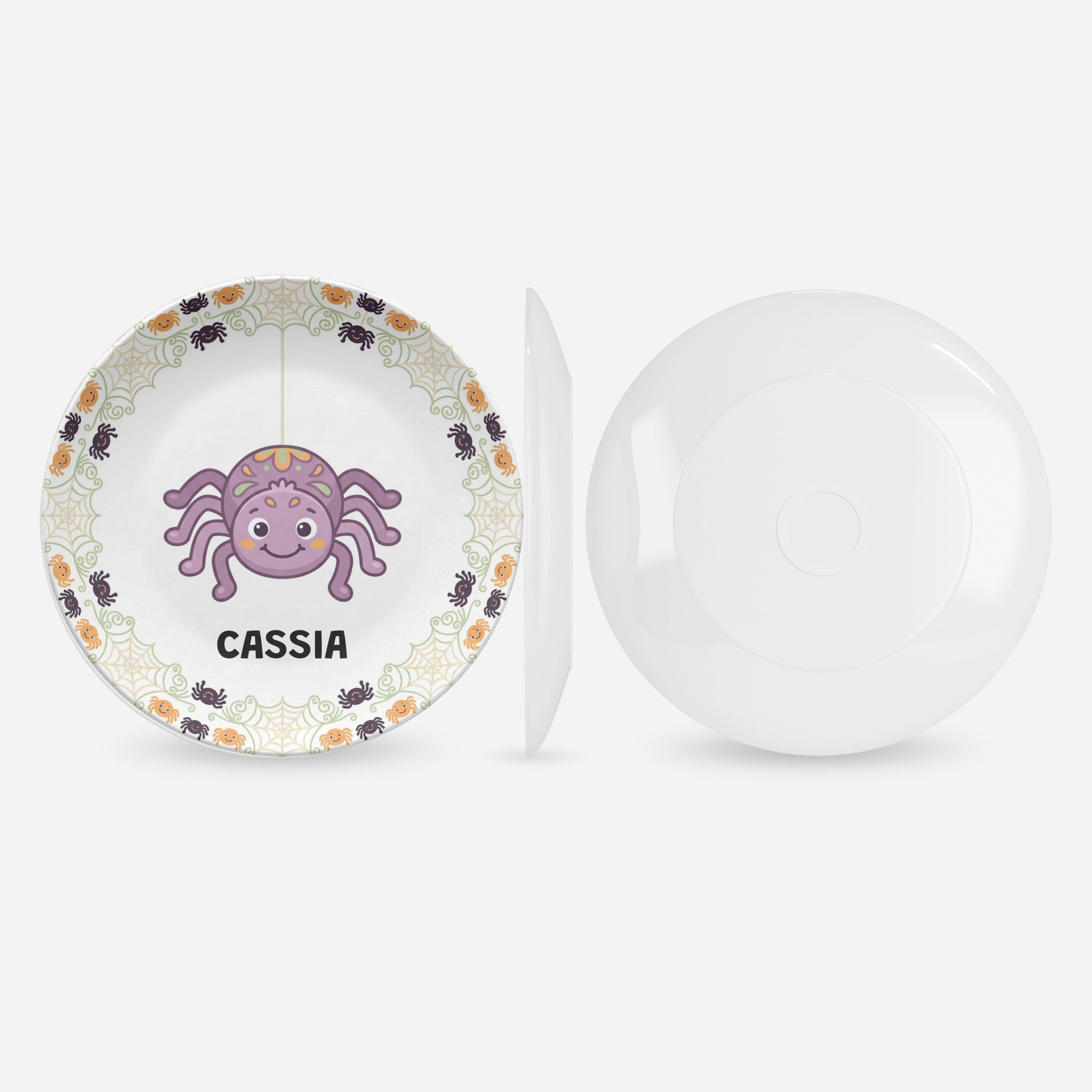 Halloween Friendly Spider Plate by Lil Plate Shop