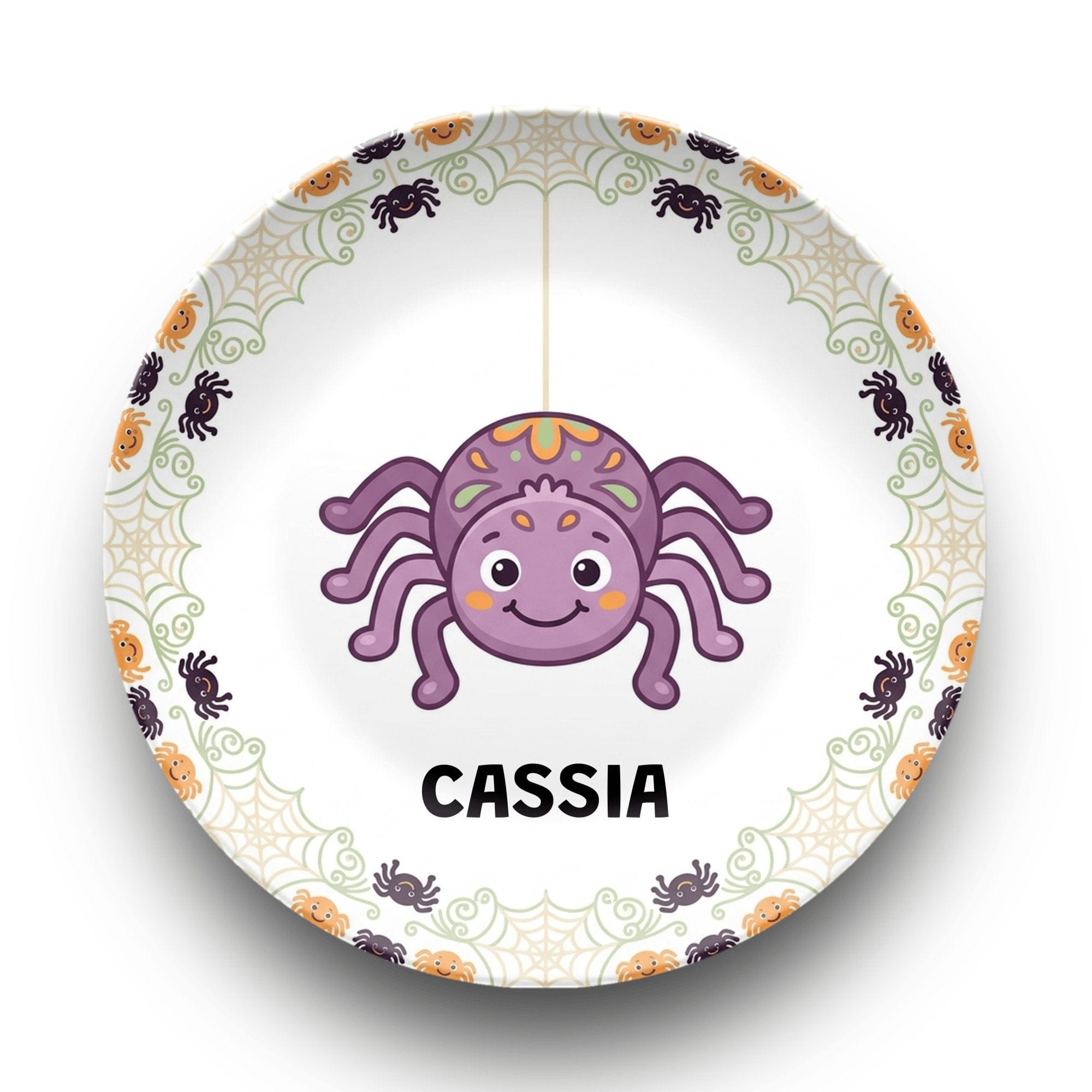 Halloween Friendly Spider Plate by Lil Plate Shop