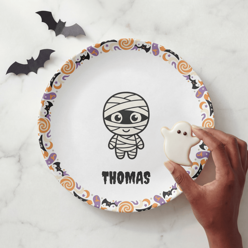Halloween Mummy Plate by Lil Plate Shop
