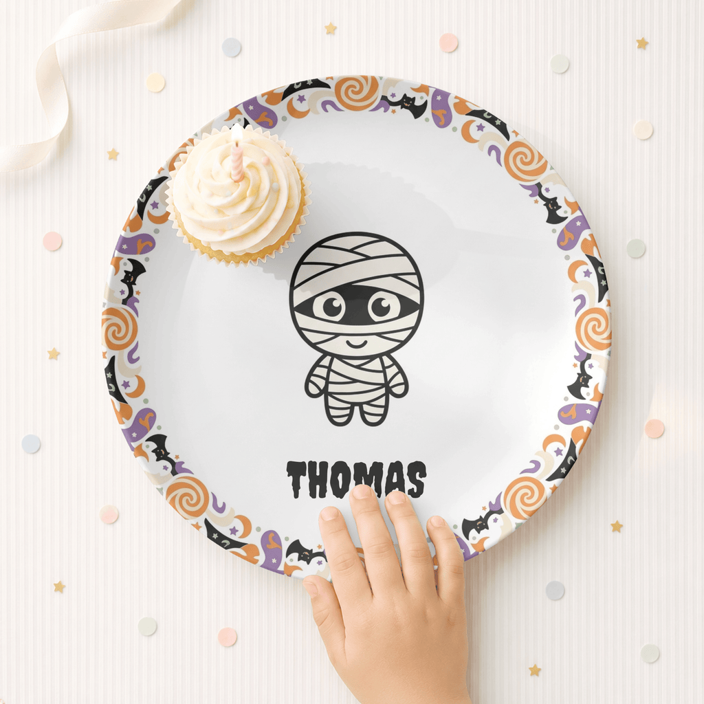 Halloween Mummy Plate by Lil Plate Shop