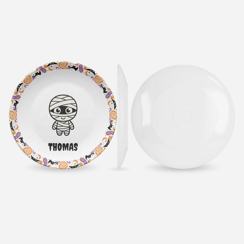 Halloween Mummy Plate by Lil Plate Shop