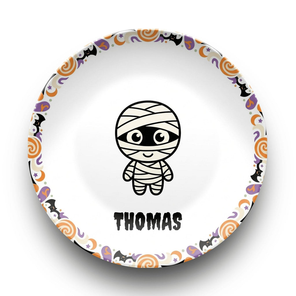 Halloween Mummy Plate by Lil Plate Shop