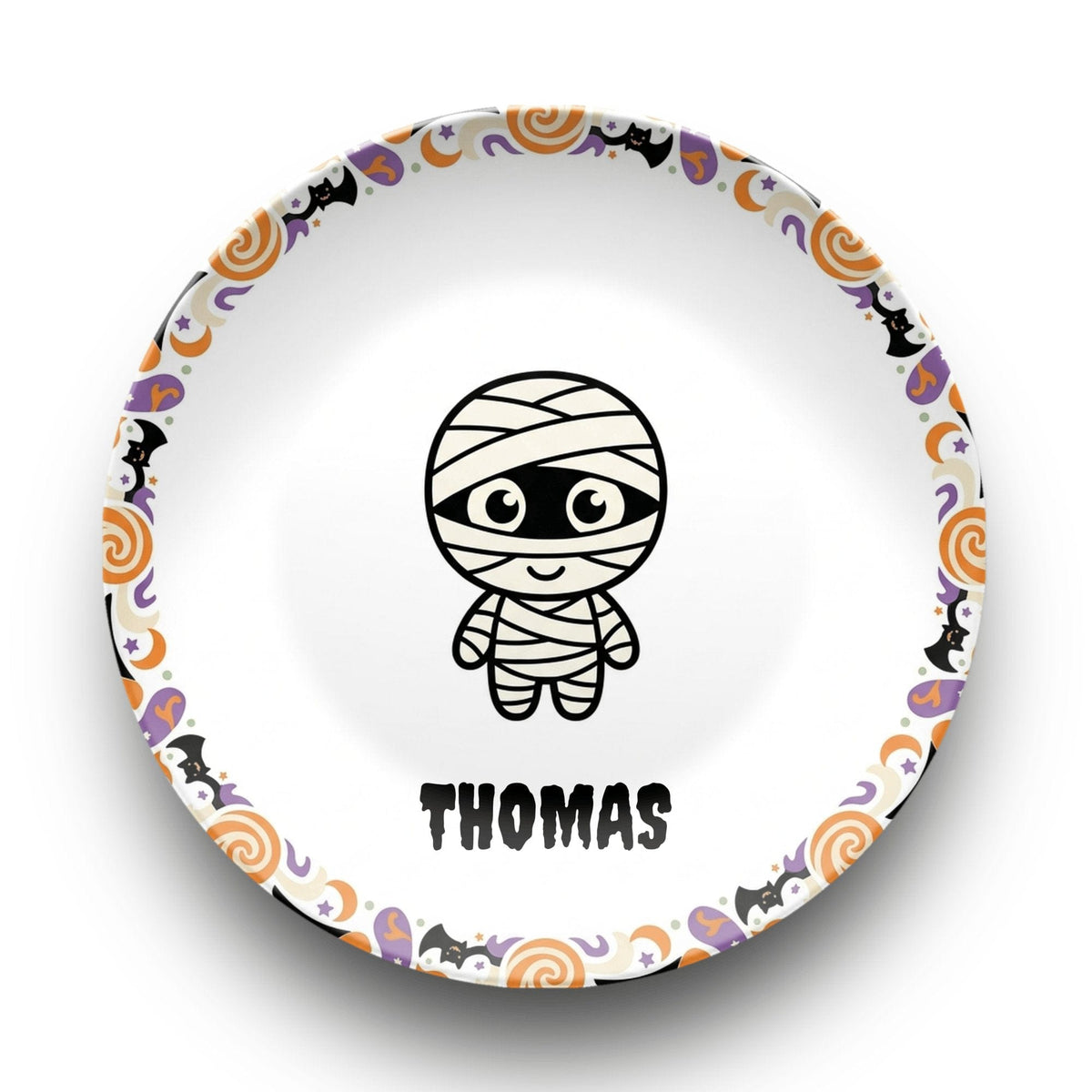 Halloween Mummy Plate by Lil Plate Shop