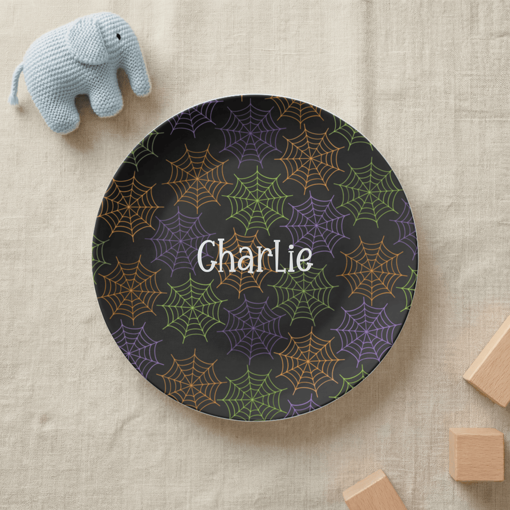 Halloween Spiderweb Plate by Lil Plate Shop