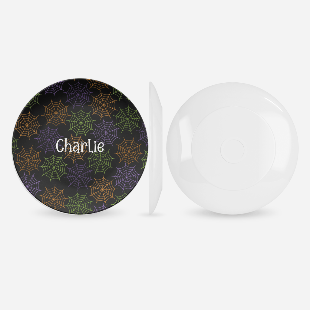 Halloween Spiderweb Plate by Lil Plate Shop