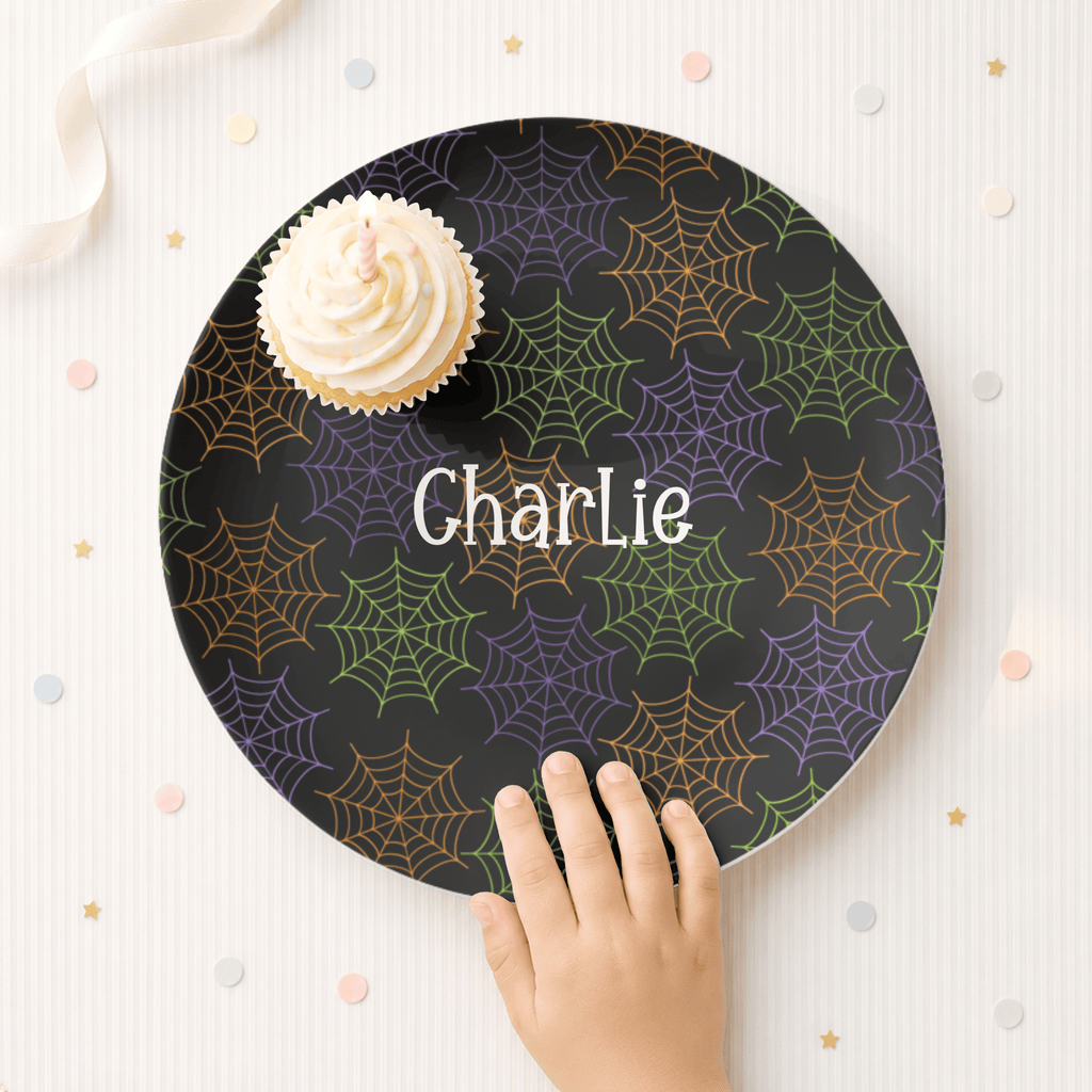 Halloween Spiderweb Plate by Lil Plate Shop