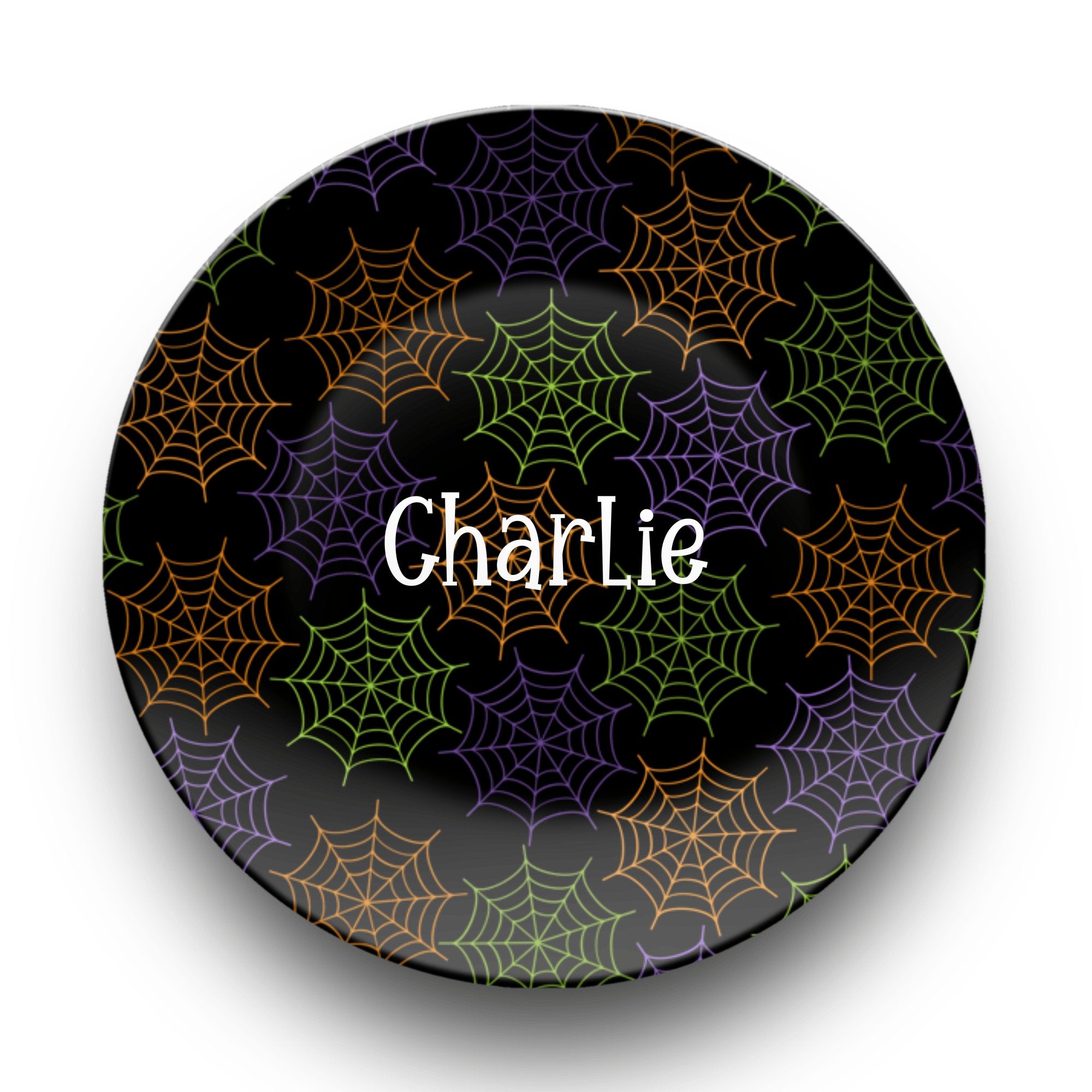 Halloween Spiderweb Plate Plate by Lil Plate Shop