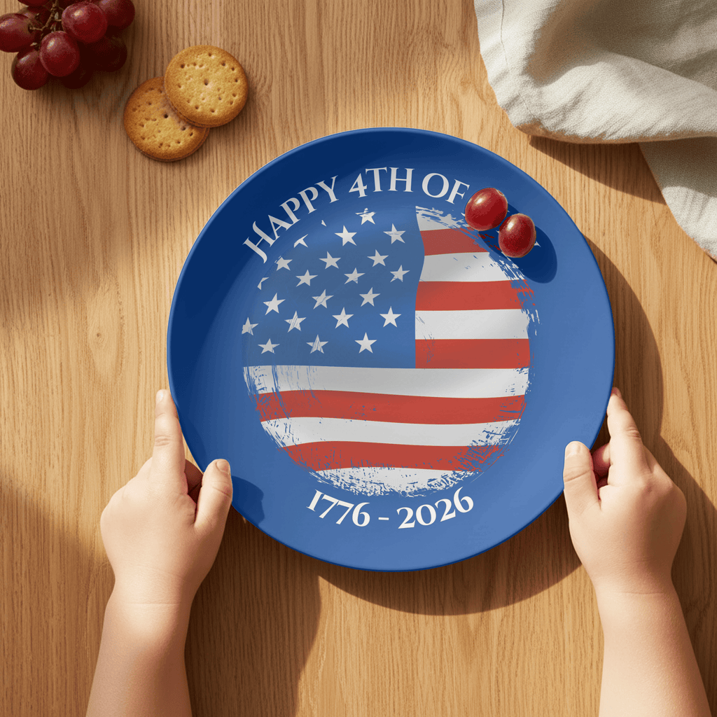 Happy 4th of July Plate by Lil Plate Shop