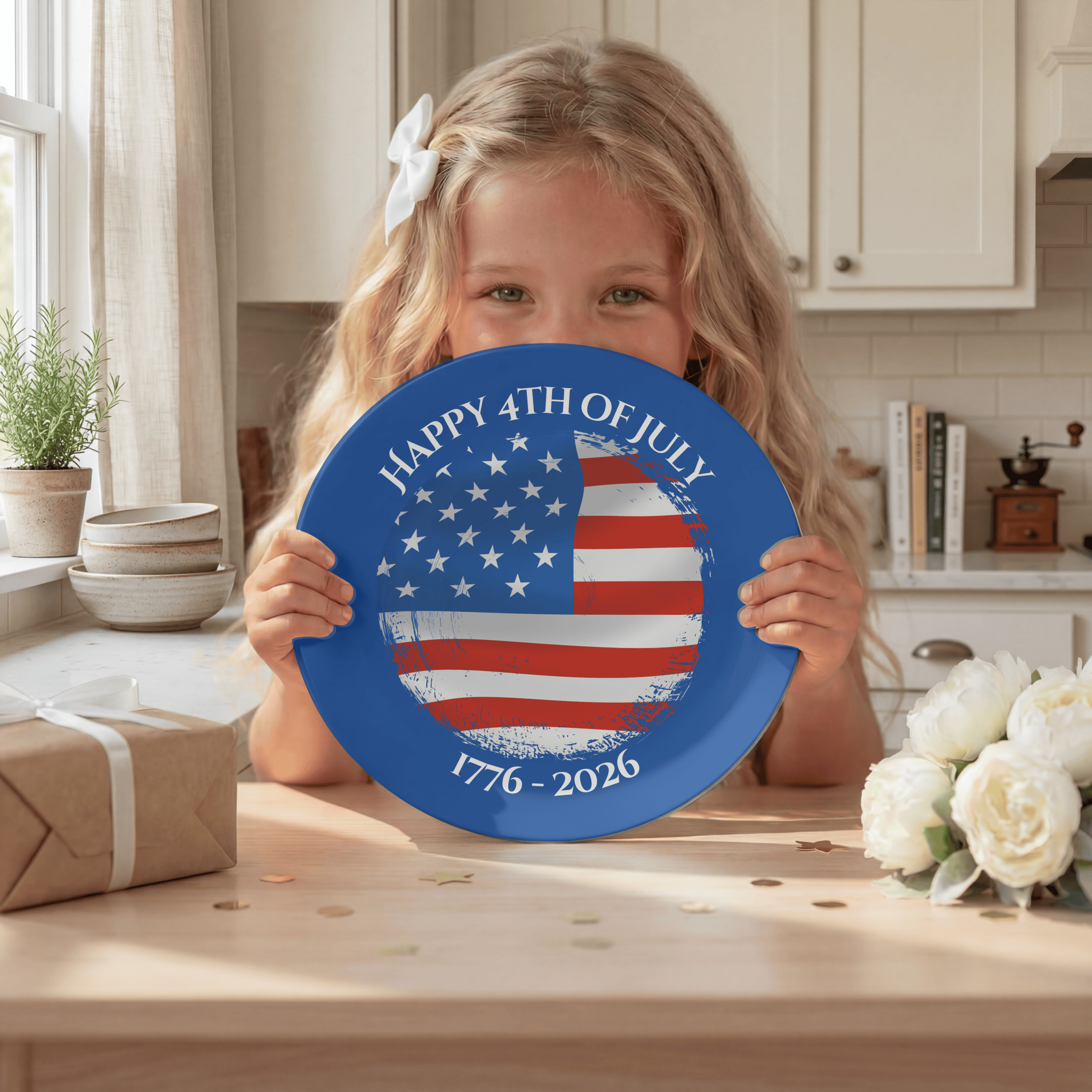 Happy 4th of July Plate by Lil Plate Shop